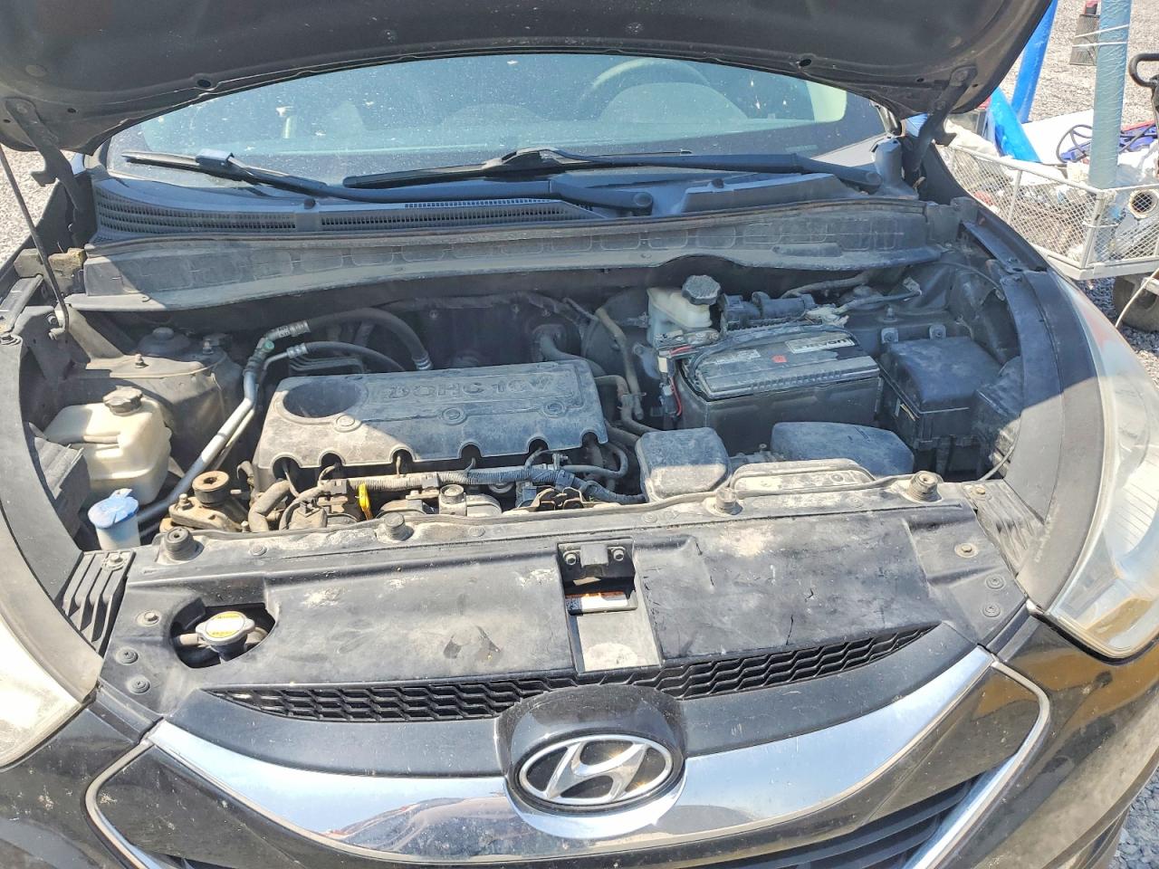 2011 Hyundai Tucson Limited Black vin: KM8JUCAC4BU294562