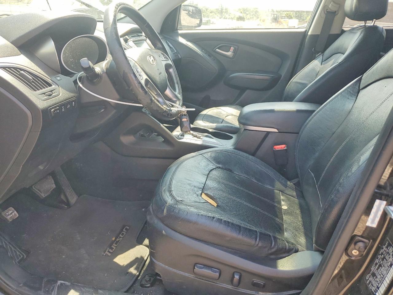2011 Hyundai Tucson Limited Black vin: KM8JUCAC4BU294562