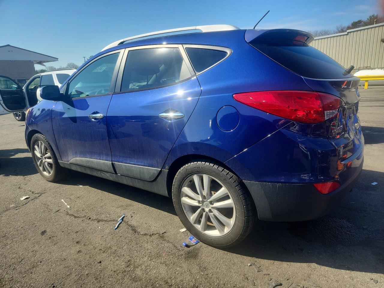 2011 Hyundai Tucson Limited Синий vin: KM8JUCAC4BU316592