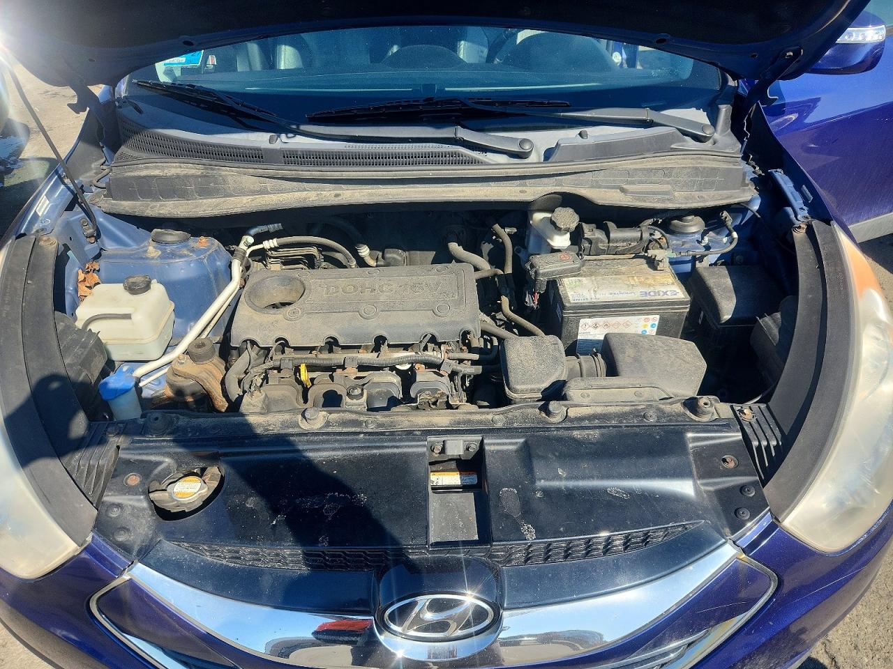 2011 Hyundai Tucson Limited Синий vin: KM8JUCAC4BU316592