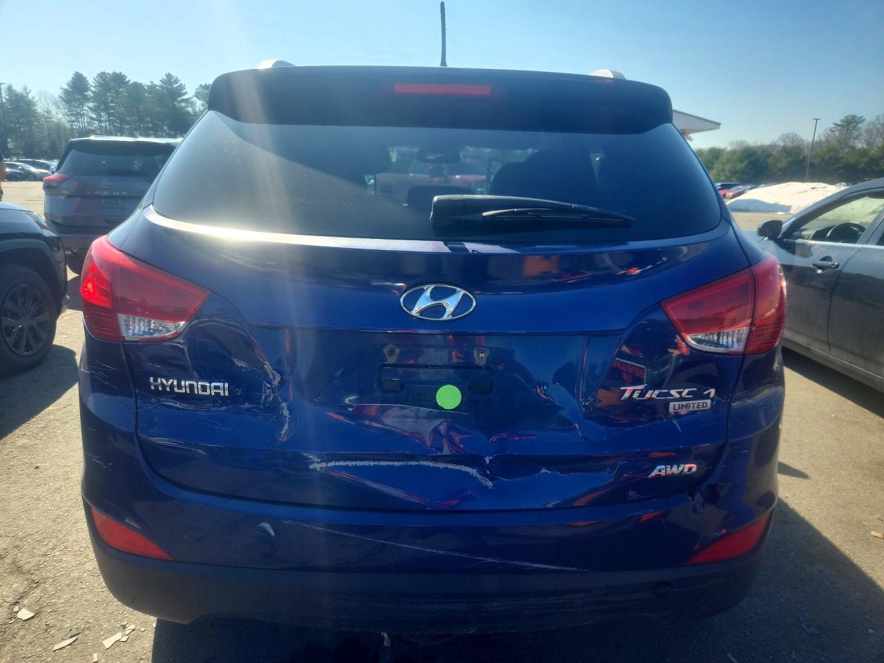 2011 Hyundai Tucson Limited Синий vin: KM8JUCAC4BU316592