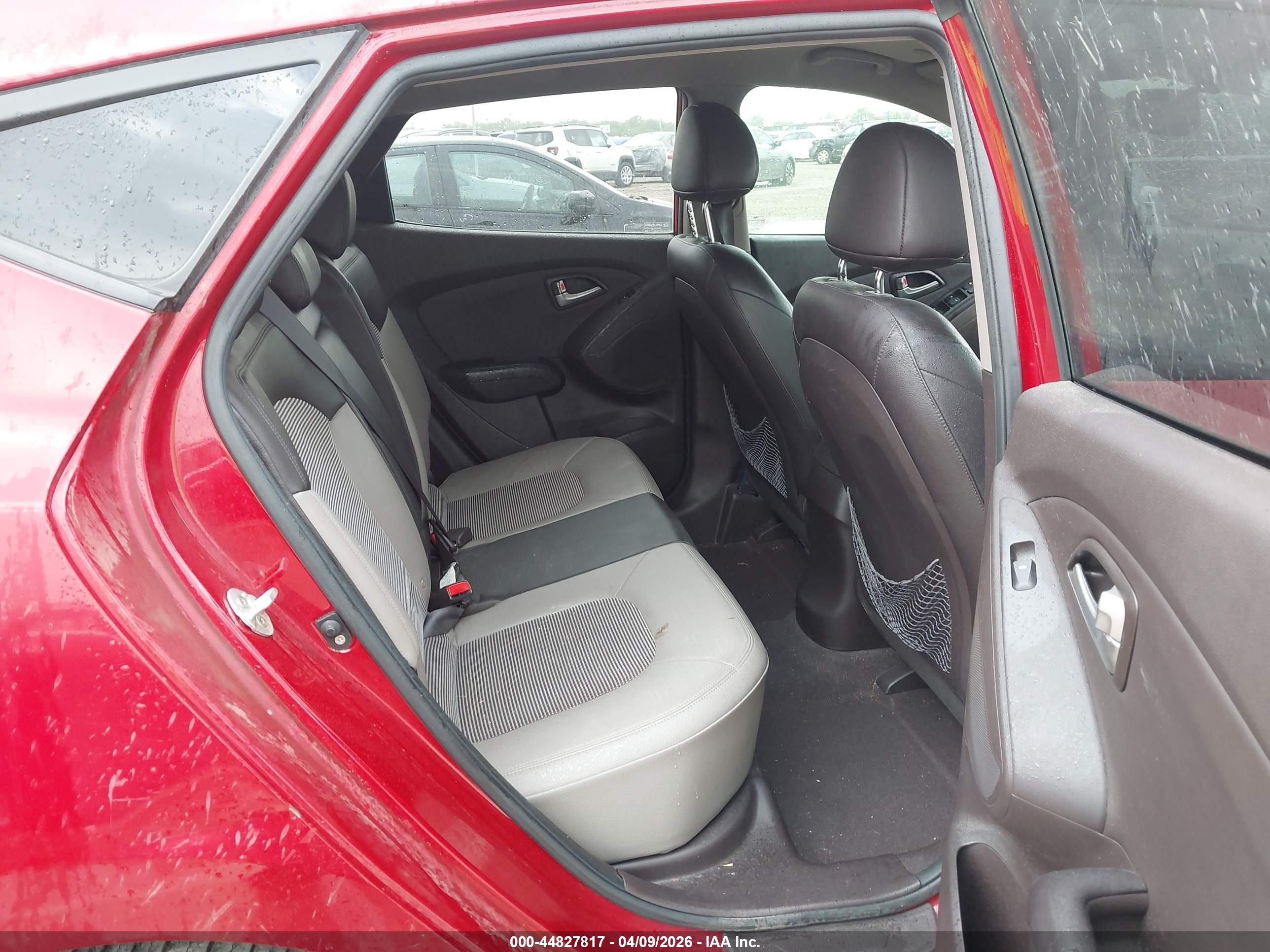2012 Hyundai Tucson Gls Red vin: KM8JUCAC4CU338562