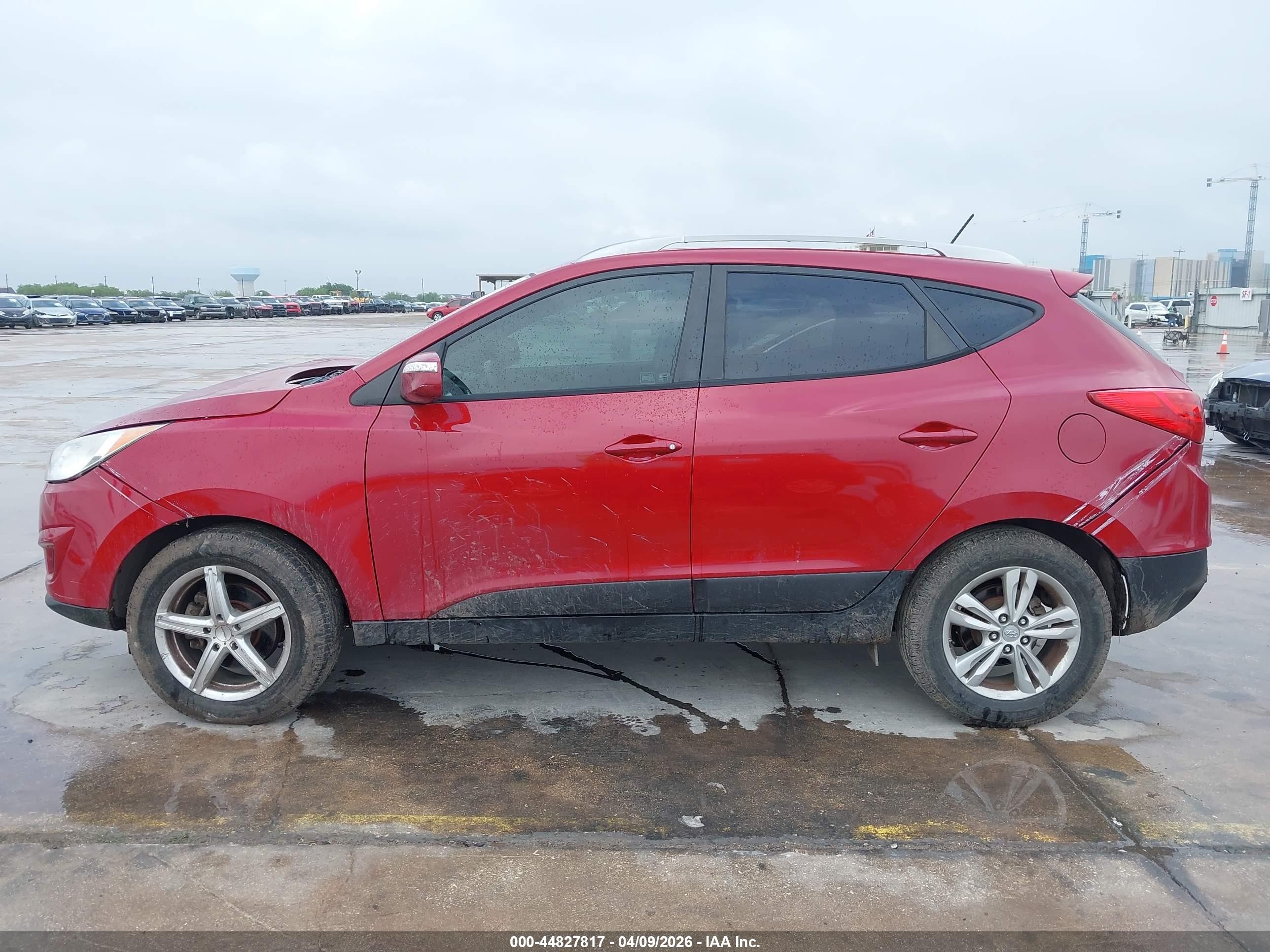 2012 Hyundai Tucson Gls Red vin: KM8JUCAC4CU338562