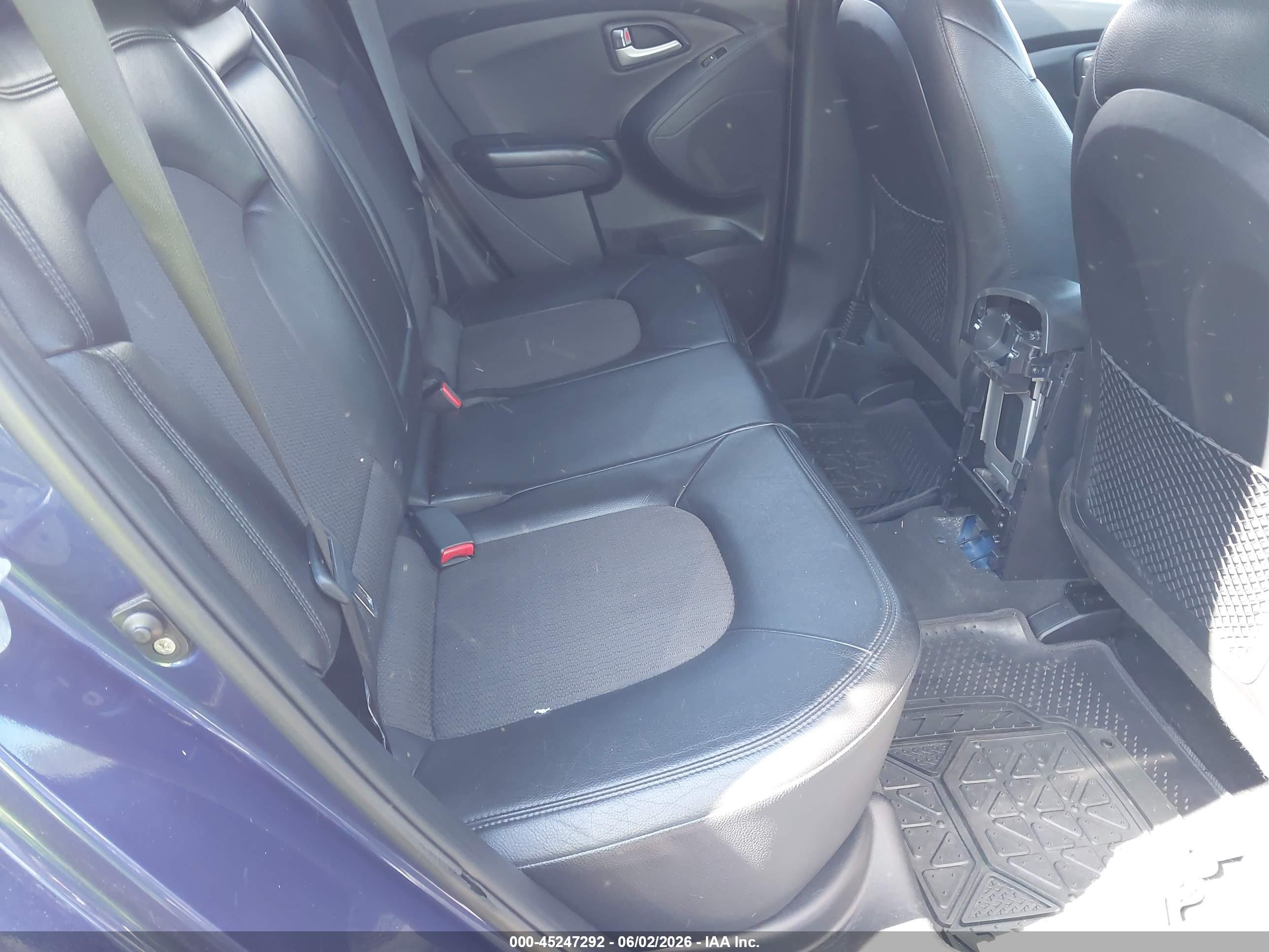 2012 Hyundai Tucson Gls Blue vin: KM8JUCAC4CU418122