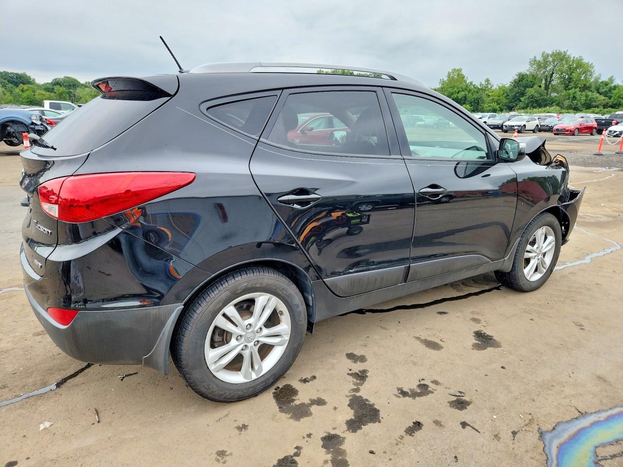 2012 Hyundai Tucson Gls Black vin: KM8JUCAC4CU419478