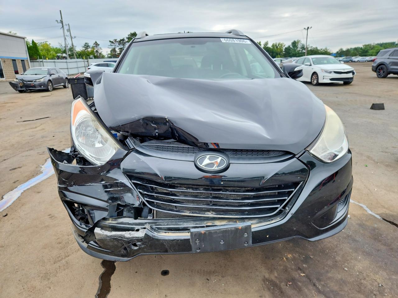 2012 Hyundai Tucson Gls Black vin: KM8JUCAC4CU419478