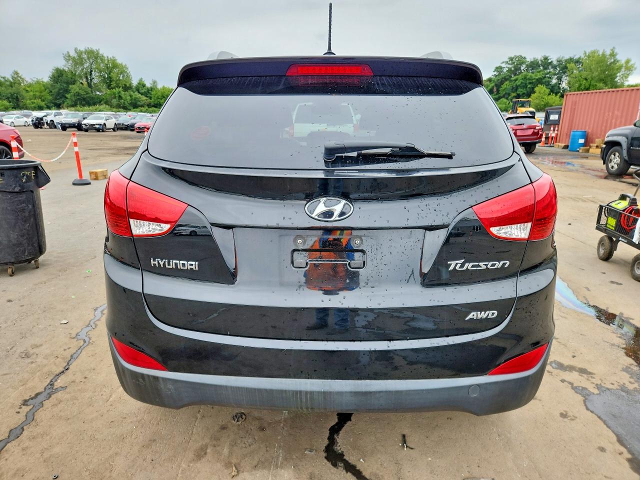 2012 Hyundai Tucson Gls Black vin: KM8JUCAC4CU419478