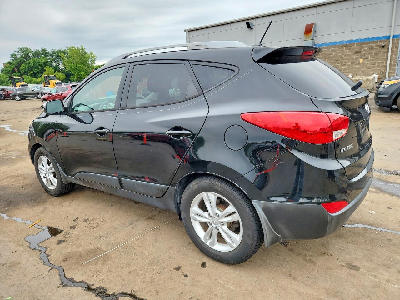 2012 Hyundai Tucson Gls Black vin: KM8JUCAC4CU419478
