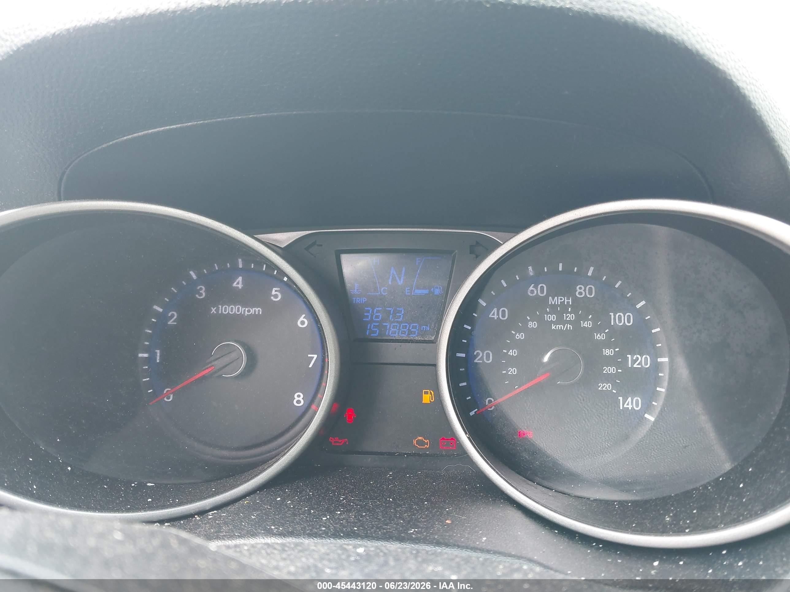 2012 Hyundai Tucson Gls Black vin: KM8JUCAC4CU451279