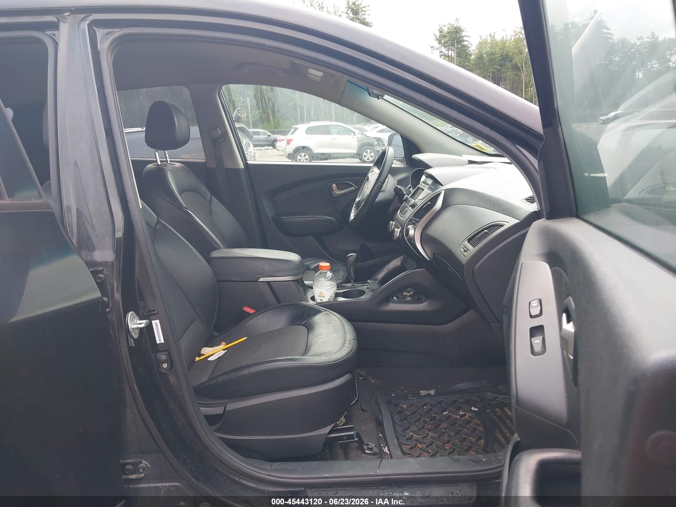 2012 Hyundai Tucson Gls Black vin: KM8JUCAC4CU451279