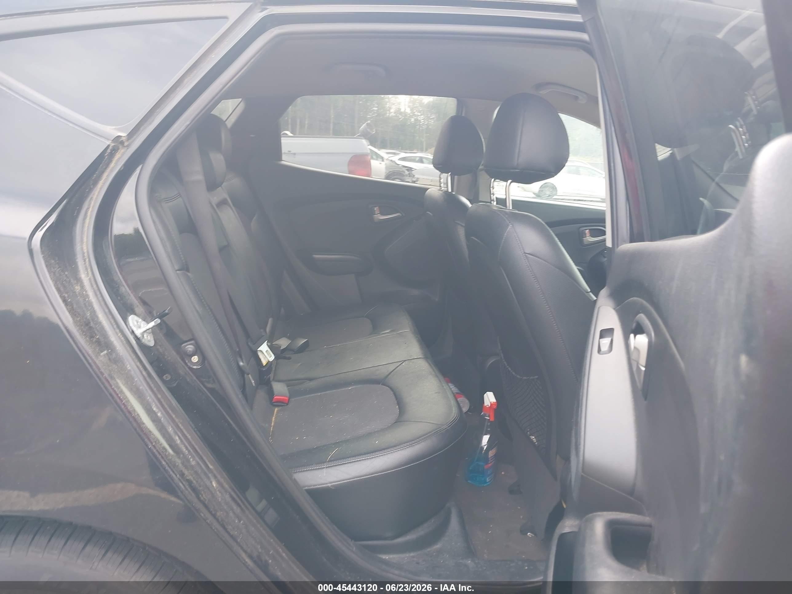 2012 Hyundai Tucson Gls Black vin: KM8JUCAC4CU451279