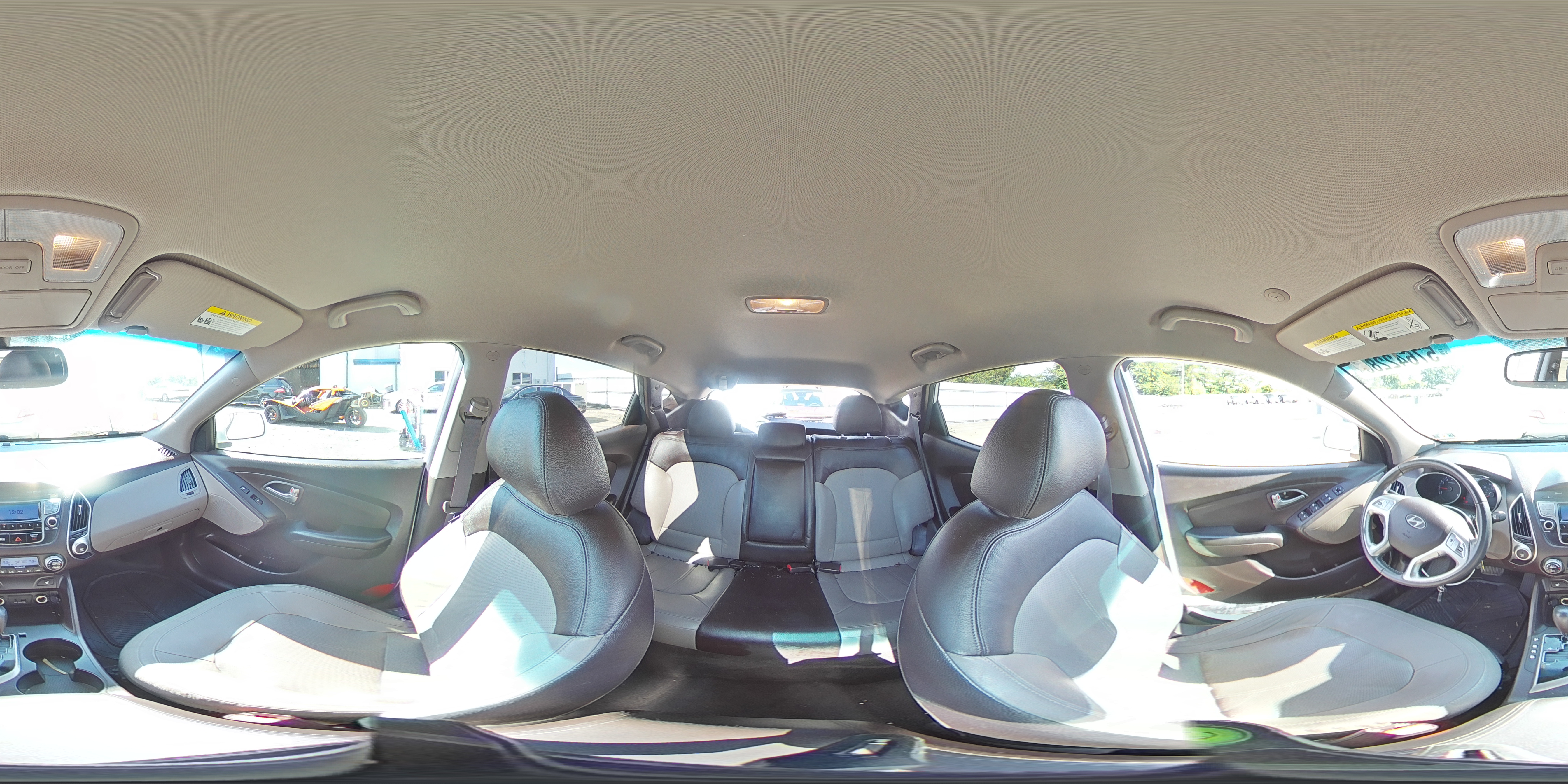 2012 Hyundai Tucson Limited White vin: KM8JUCAC4CU534386