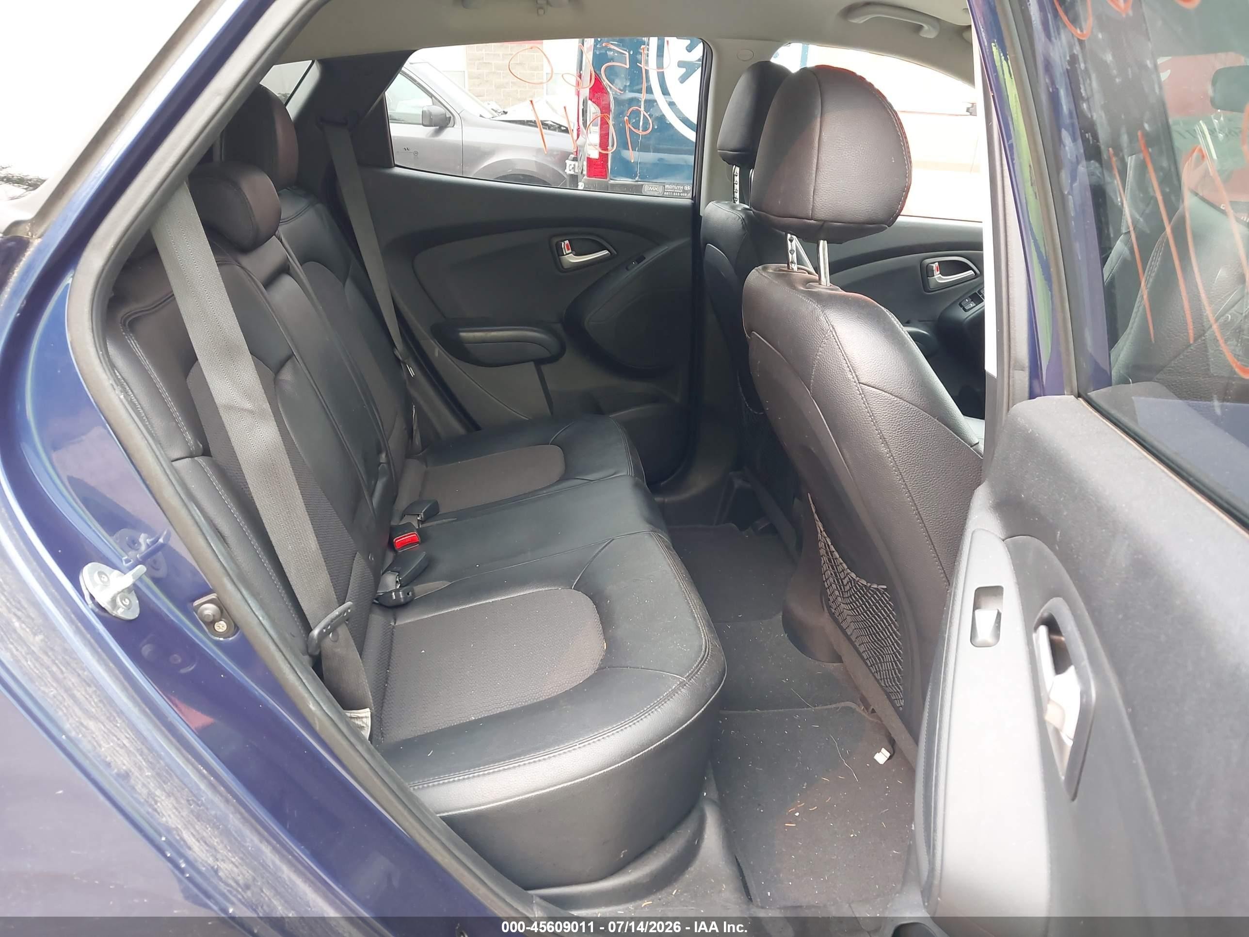 2013 Hyundai Tucson Gls Blue vin: KM8JUCAC4DU559130