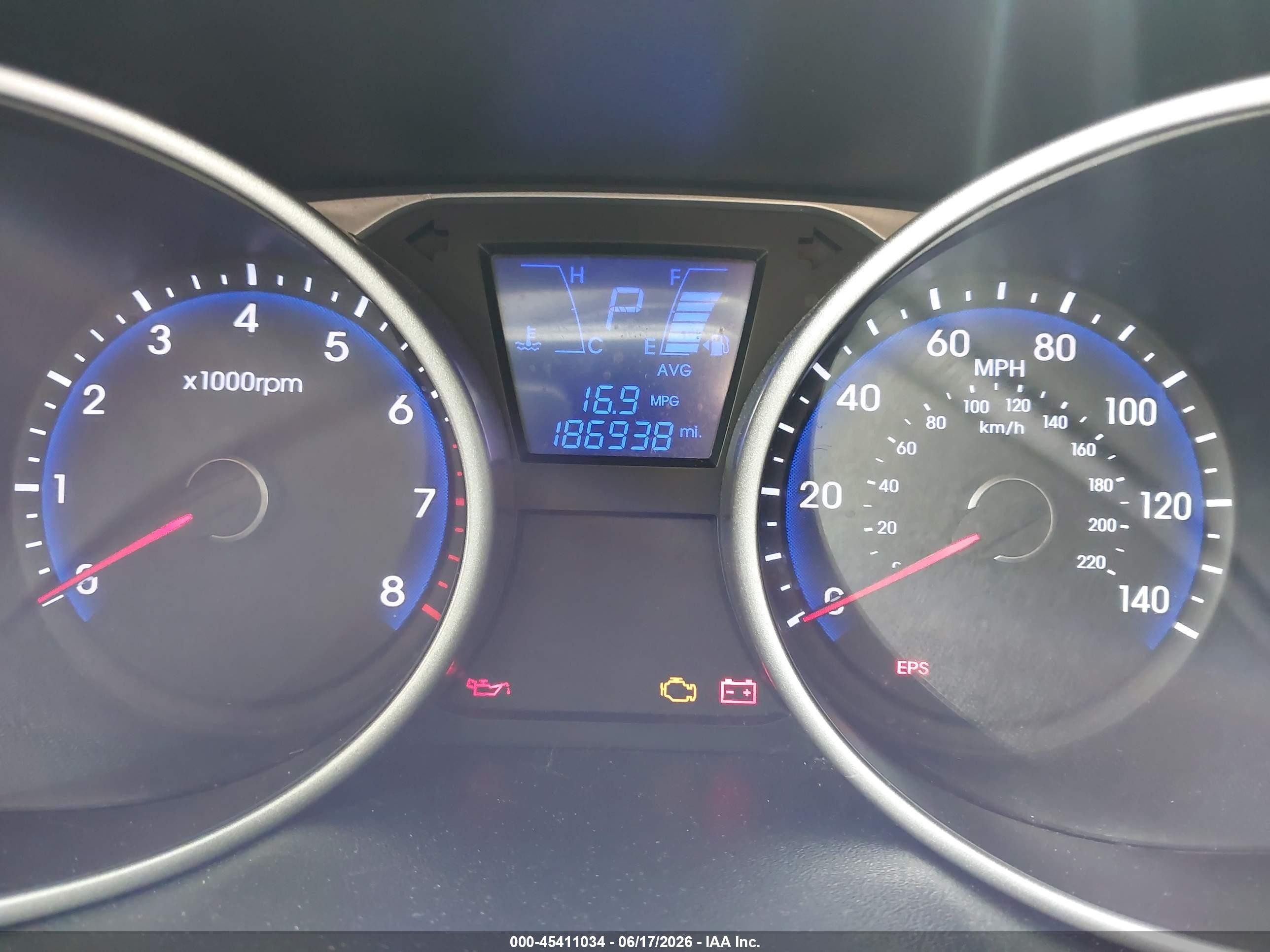 2013 Hyundai Tucson Gls Silver vin: KM8JUCAC4DU590992