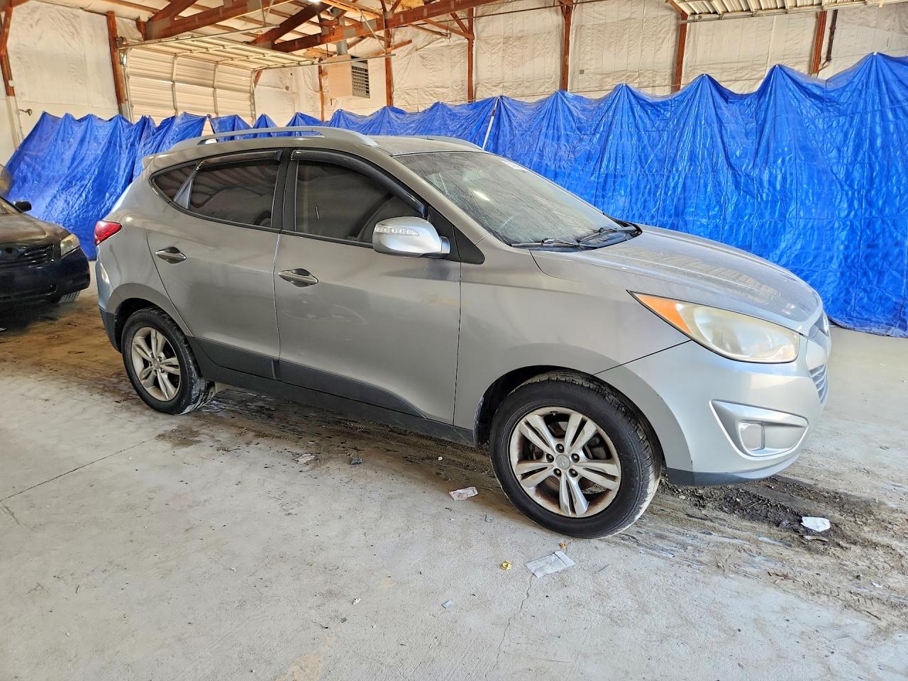 2013 Hyundai Tucson Gls Gray vin: KM8JUCAC4DU598672