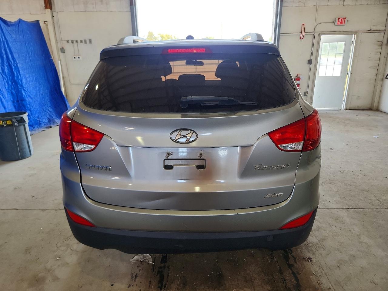 2013 Hyundai Tucson Gls Gray vin: KM8JUCAC4DU598672