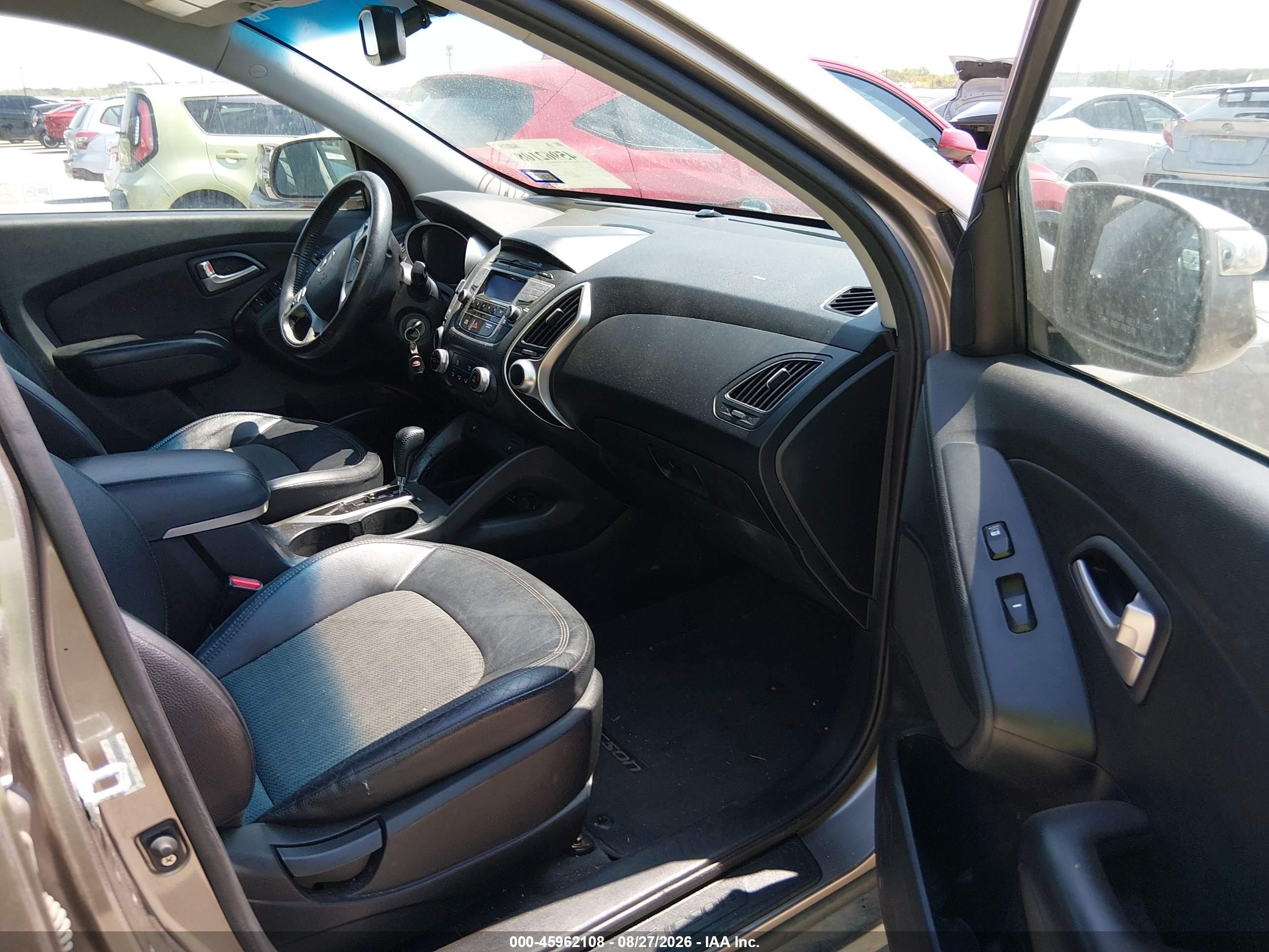 2013 Hyundai Tucson Gls Brown vin: KM8JUCAC4DU638152
