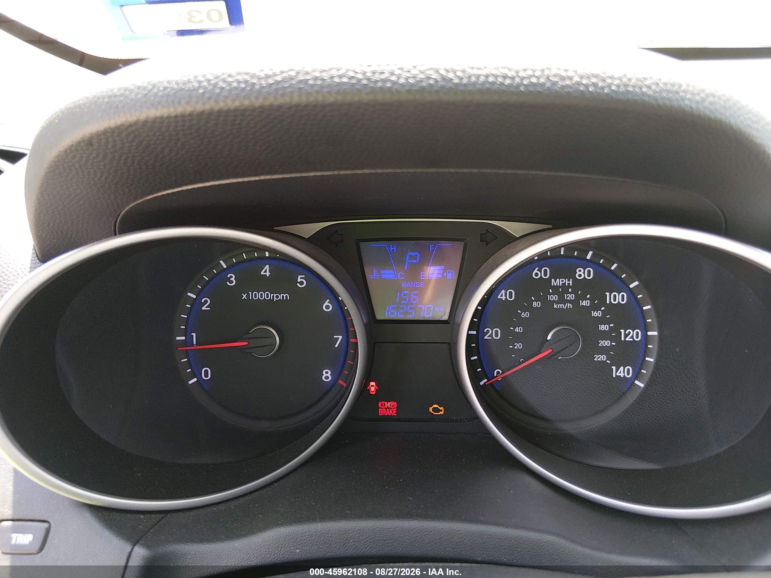 2013 Hyundai Tucson Gls Brown vin: KM8JUCAC4DU638152