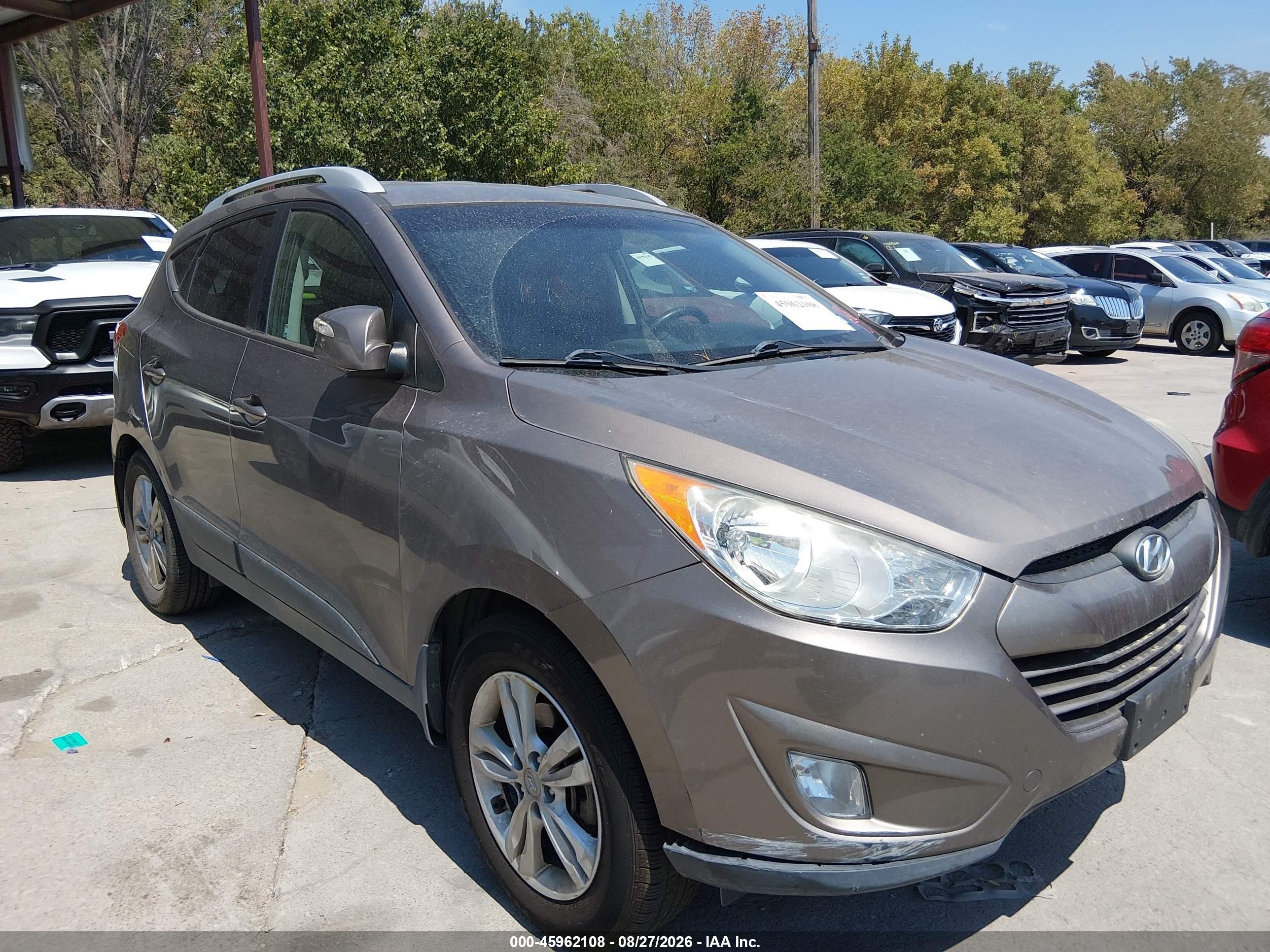 2013 Hyundai Tucson Gls Brown vin: KM8JUCAC4DU638152