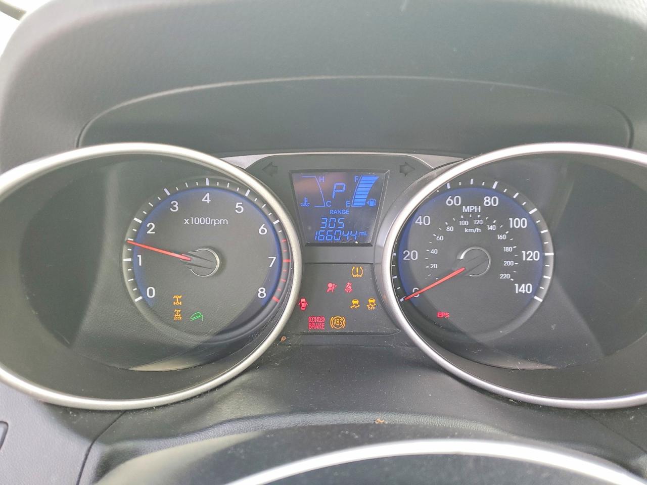 2013 Hyundai Tucson Белый vin: KM8JUCAC4DU663570
