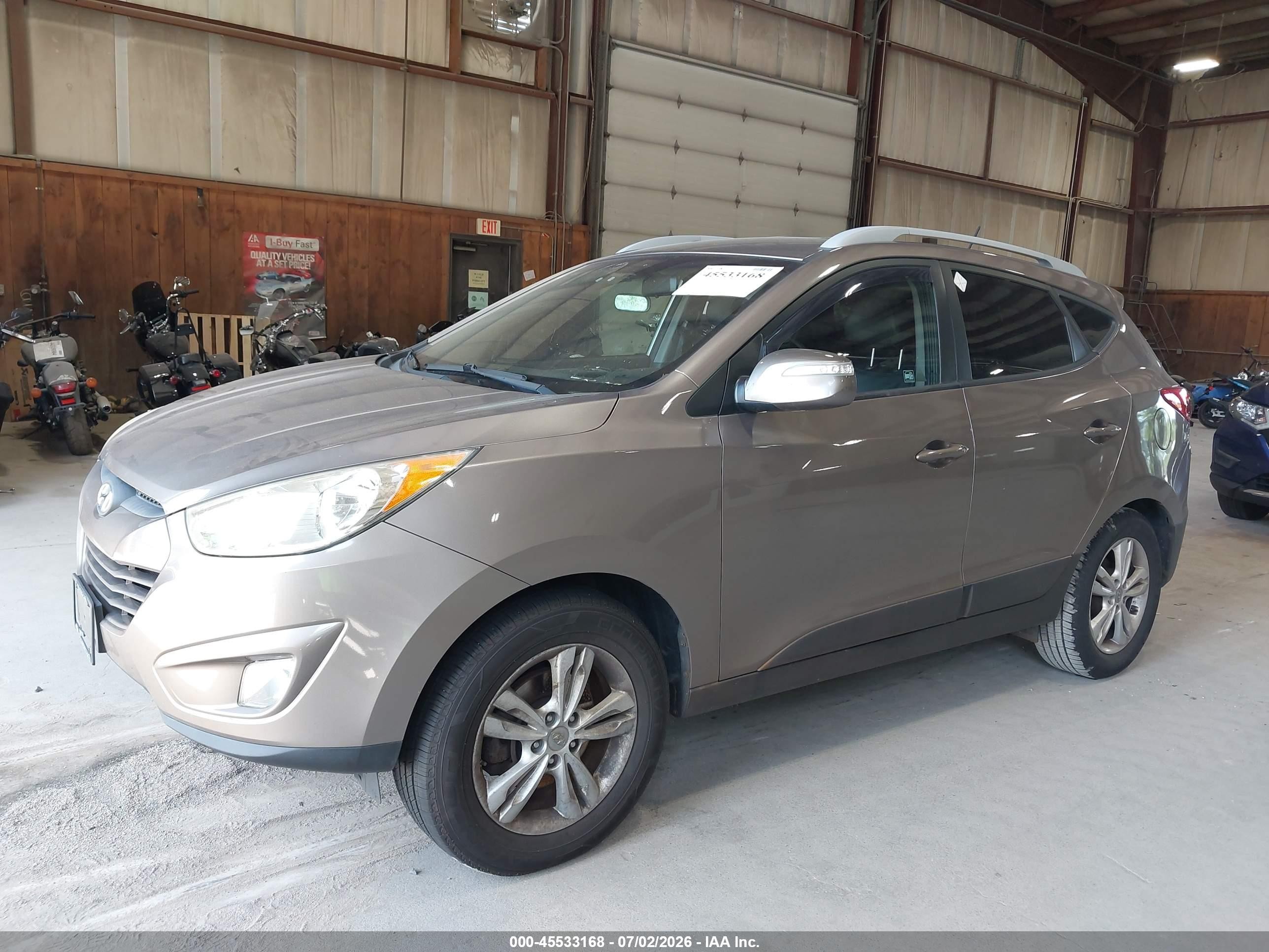 2013 Hyundai Tucson Gls Кремовый vin: KM8JUCAC4DU727106