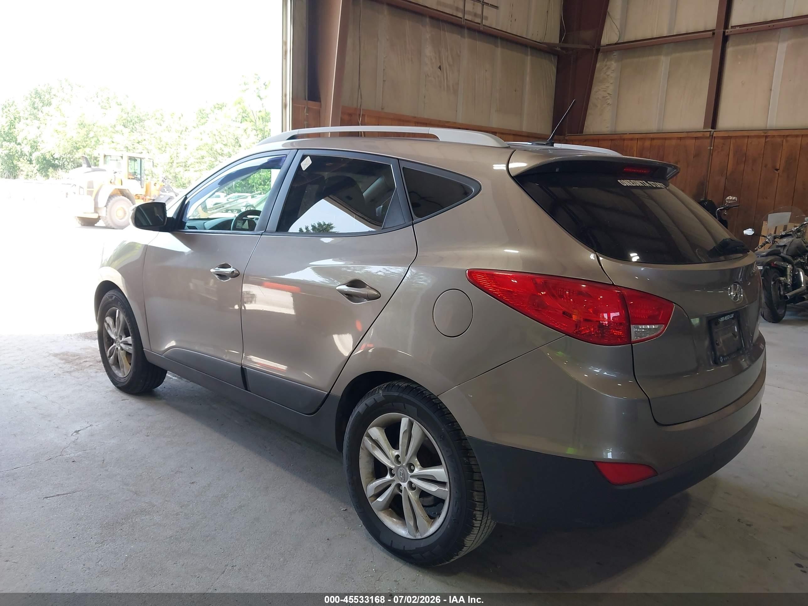2013 Hyundai Tucson Gls Кремовый vin: KM8JUCAC4DU727106