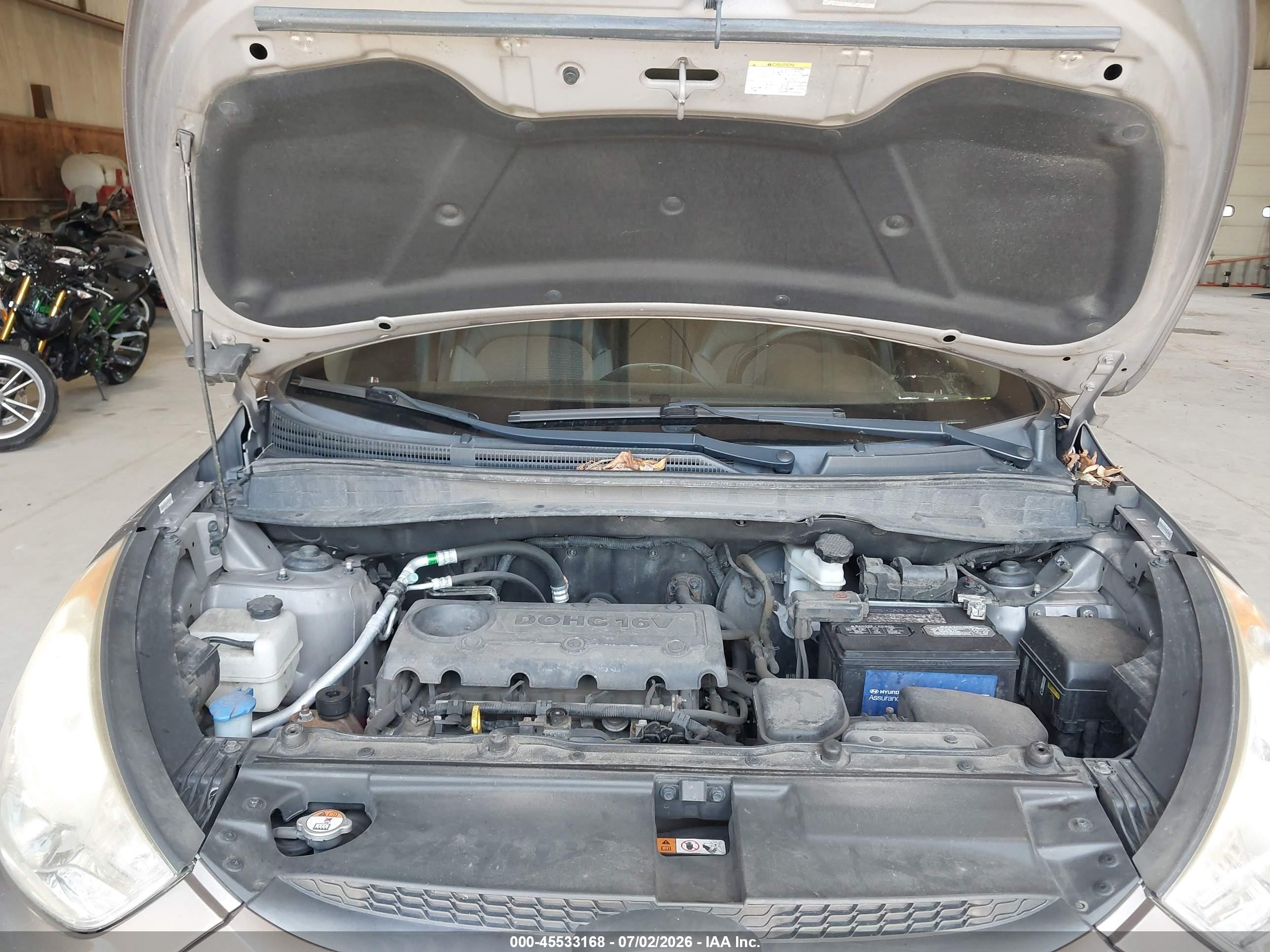 2013 Hyundai Tucson Gls Кремовый vin: KM8JUCAC4DU727106