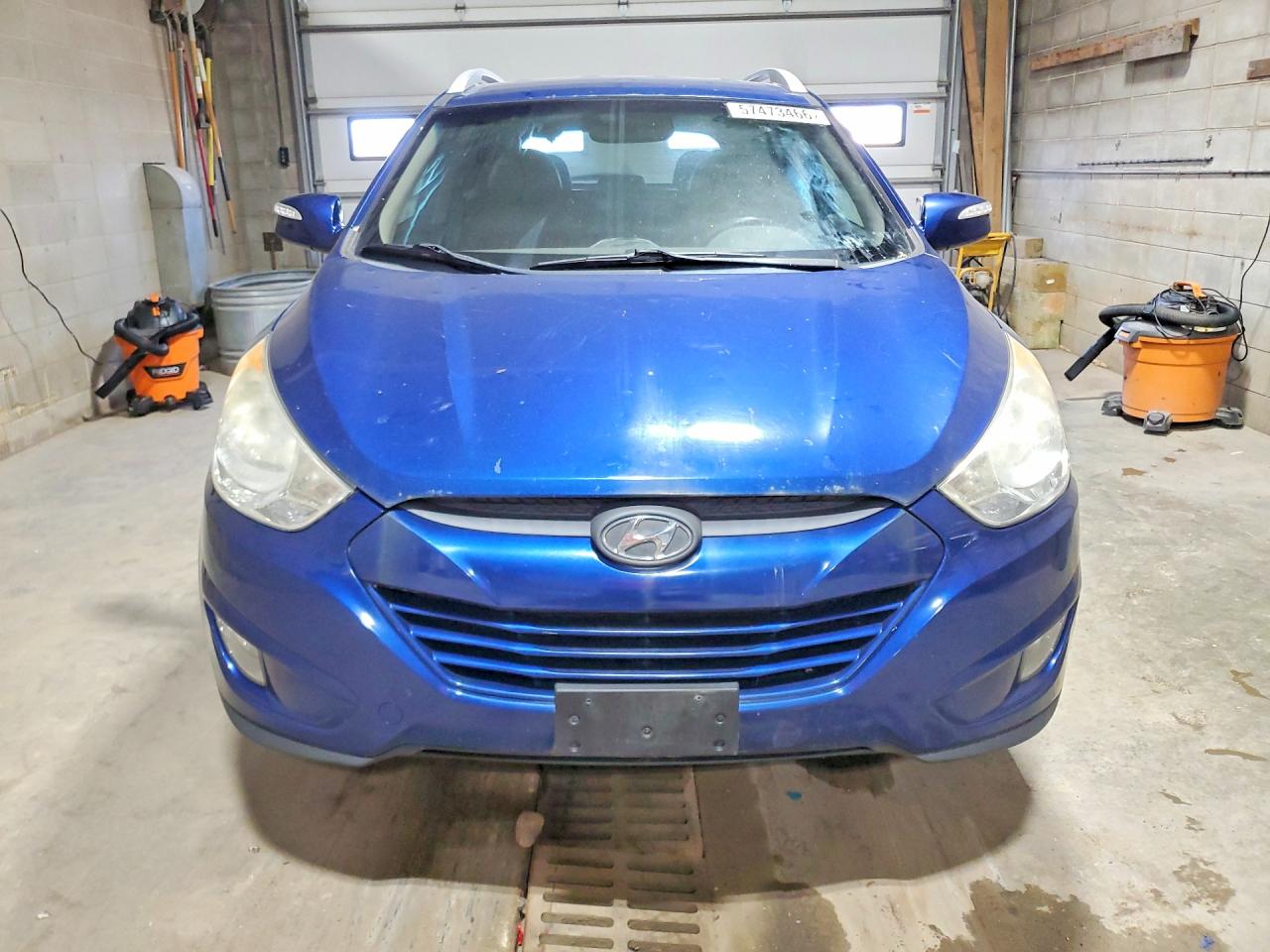 2013 Hyundai Tucson Gls Blue vin: KM8JUCAC4DU766682