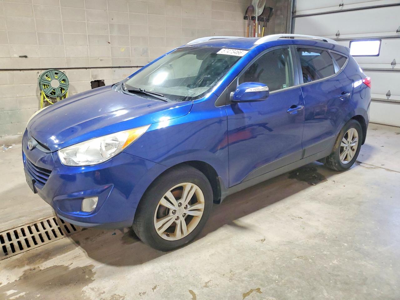 2013 Hyundai Tucson Gls Blue vin: KM8JUCAC4DU766682