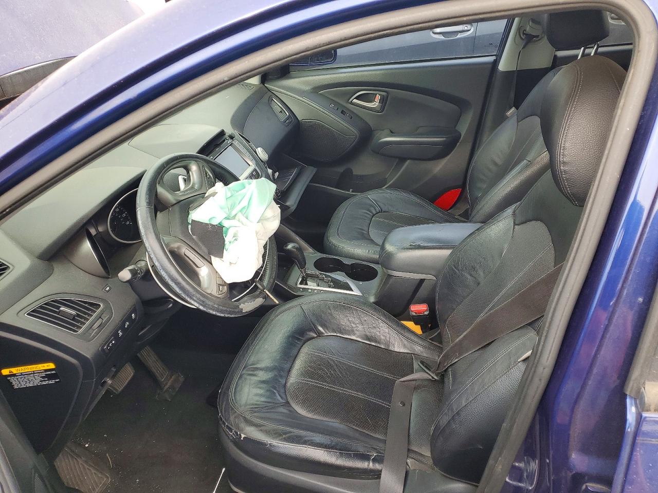 2010 Hyundai Tucson Limited Синий vin: KM8JUCAC5AU022570