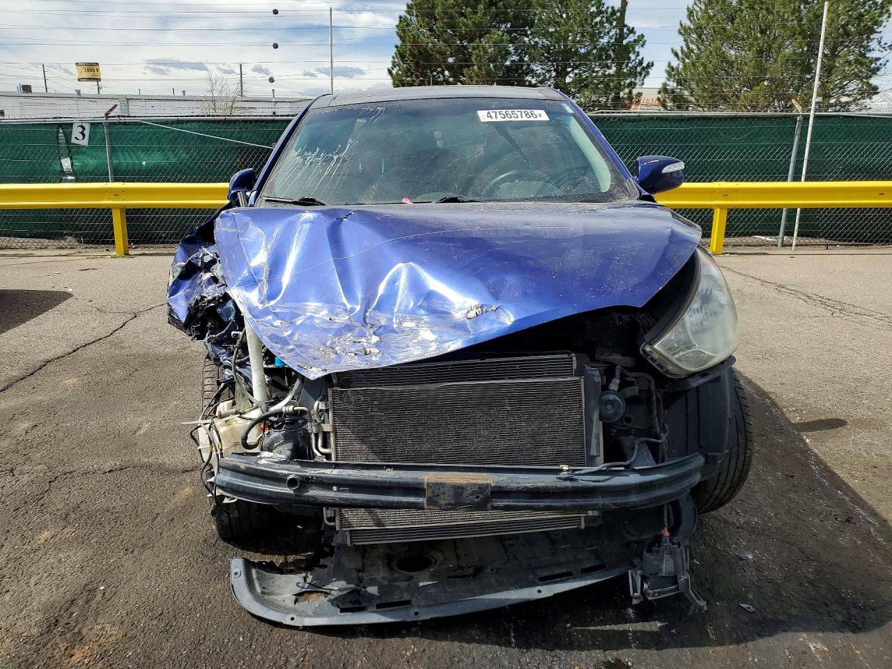 2010 Hyundai Tucson Limited Синий vin: KM8JUCAC5AU022570