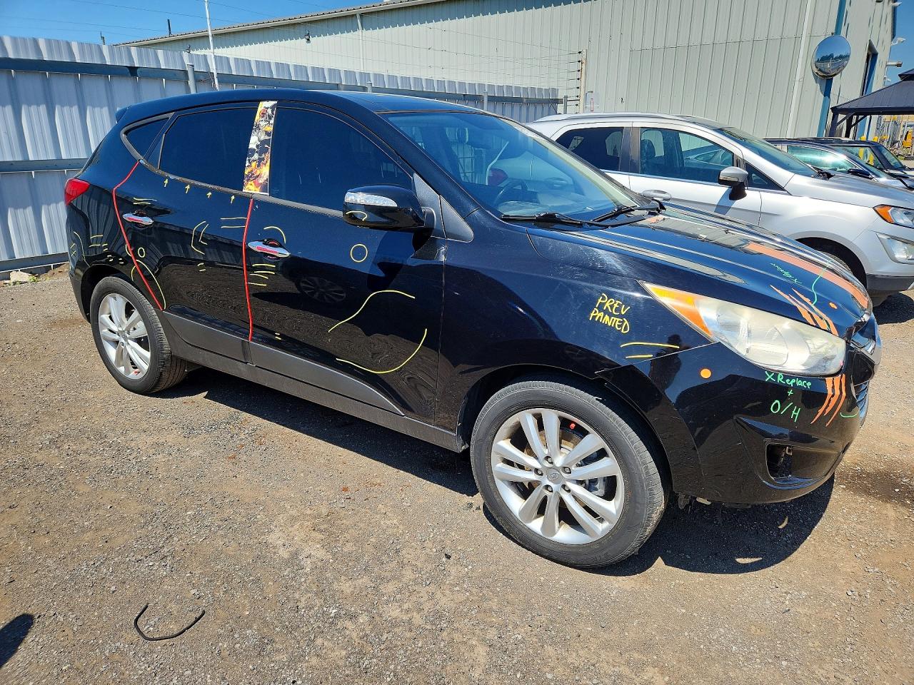 2010 Hyundai Tucson Gls Black vin: KM8JUCAC5AU026022