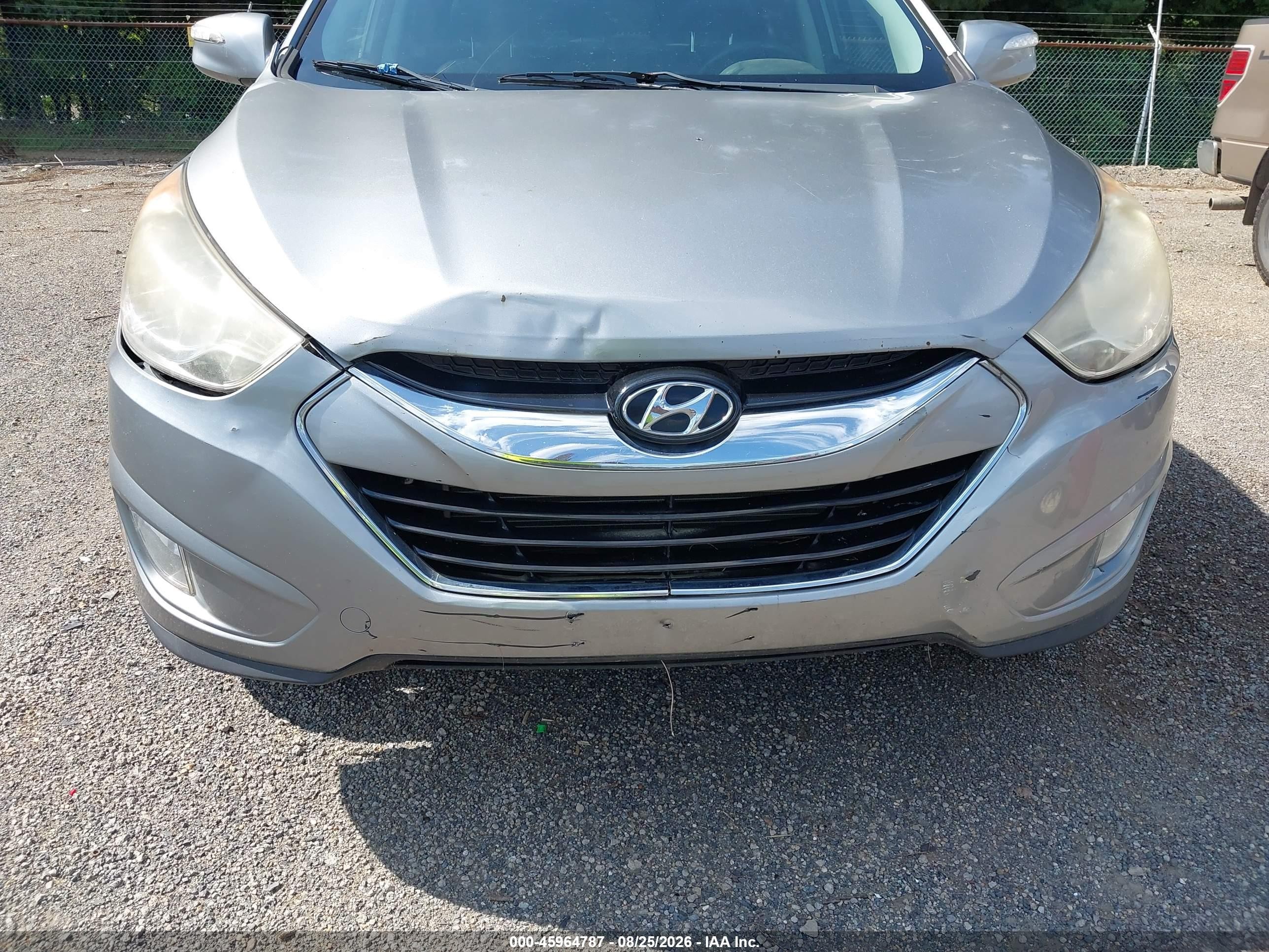 2011 Hyundai Tucson Limited Silver vin: KM8JUCAC5BU170705