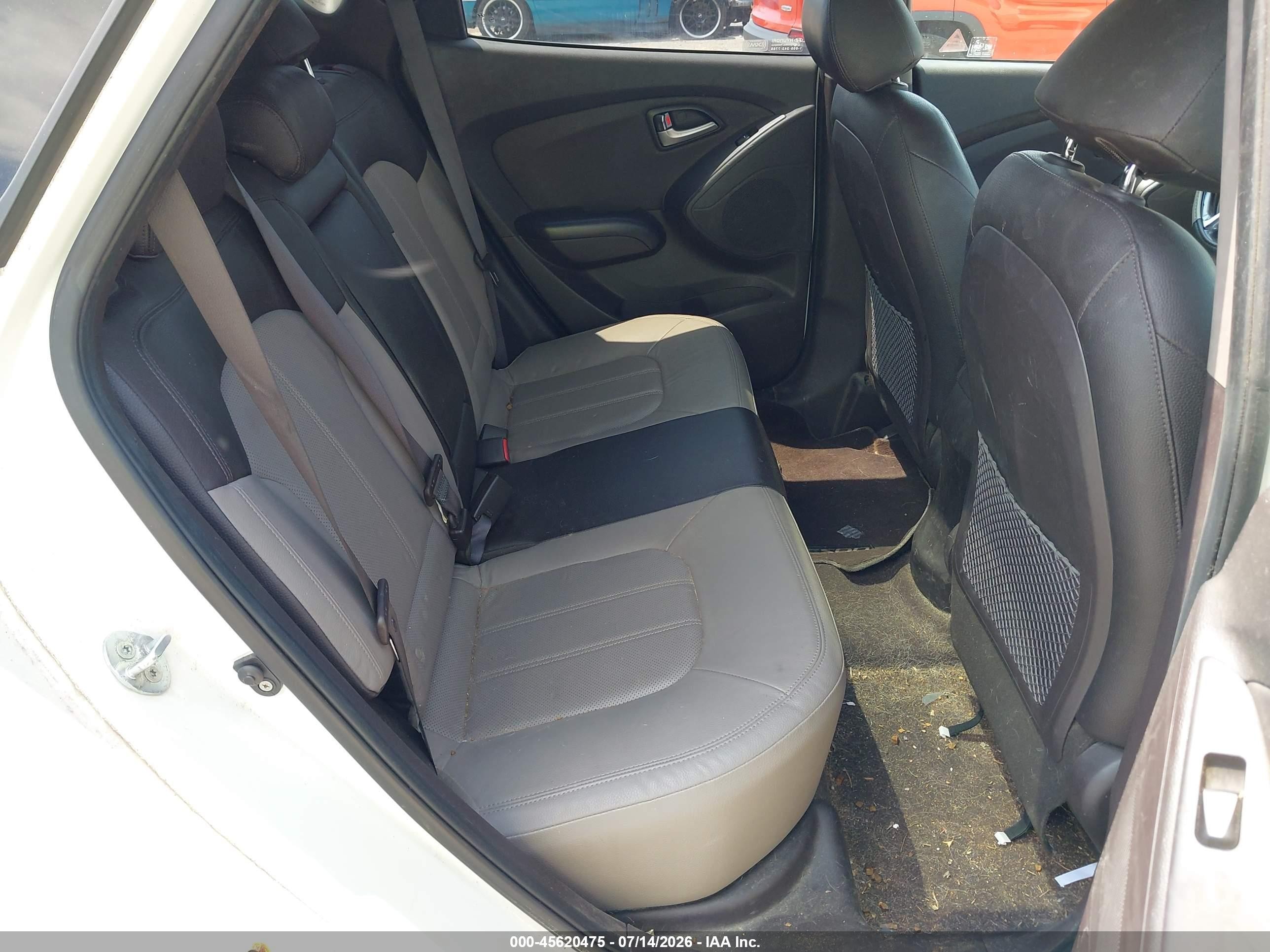 2011 Hyundai Tucson Limited Белый vin: KM8JUCAC5BU176231