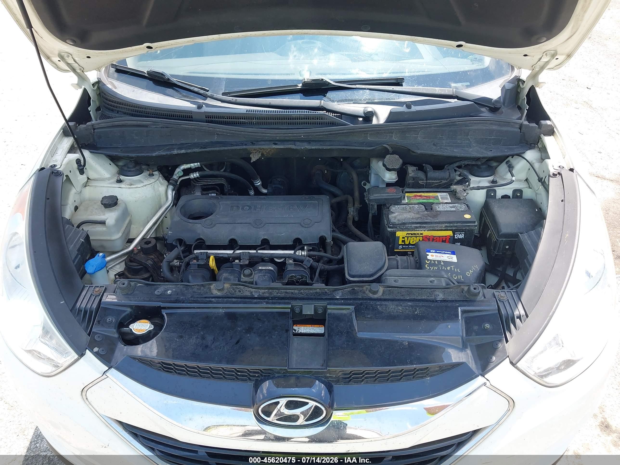 2011 Hyundai Tucson Limited Белый vin: KM8JUCAC5BU176231