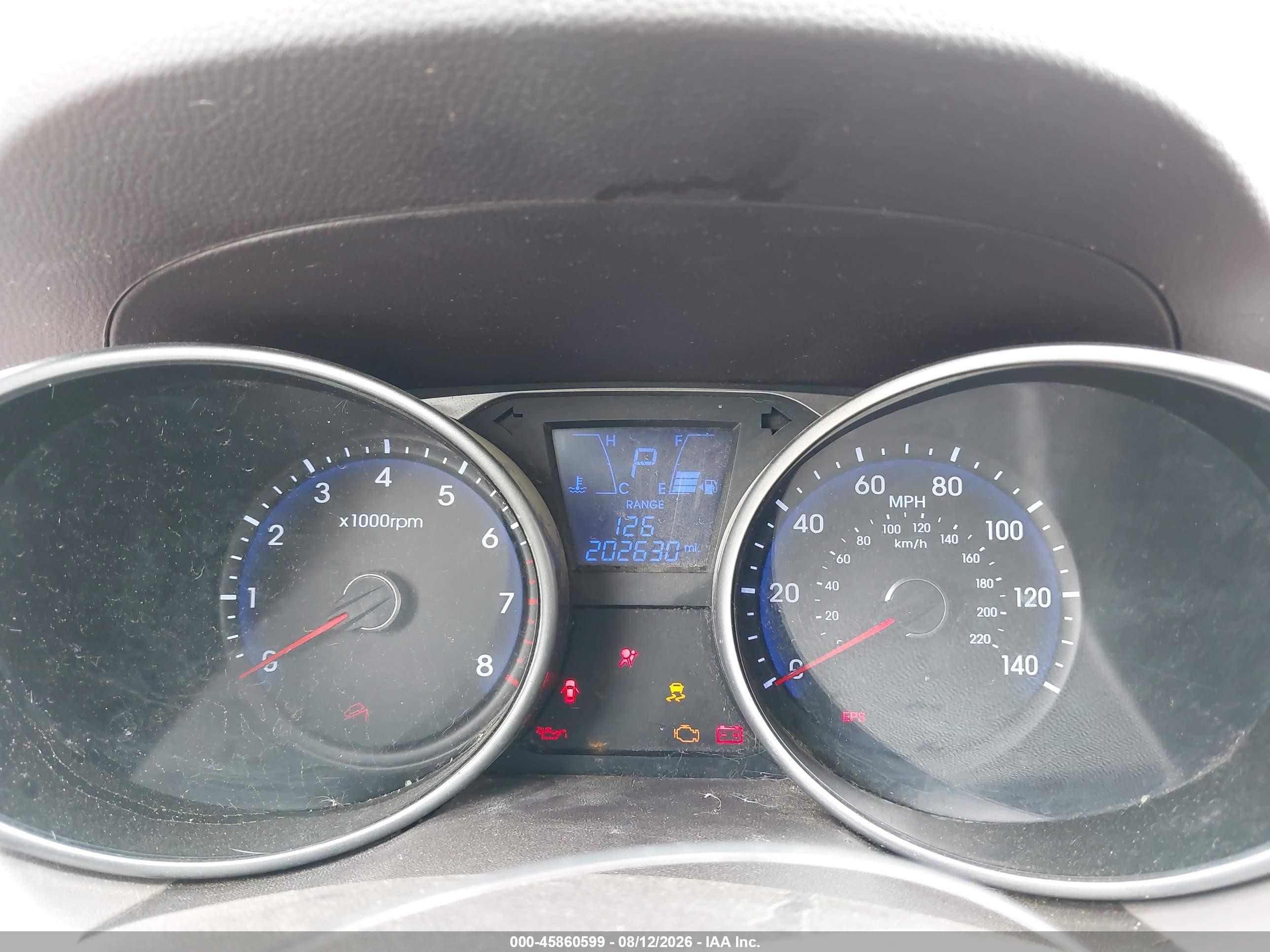 2011 Hyundai Tucson Gls Black vin: KM8JUCAC5BU194731