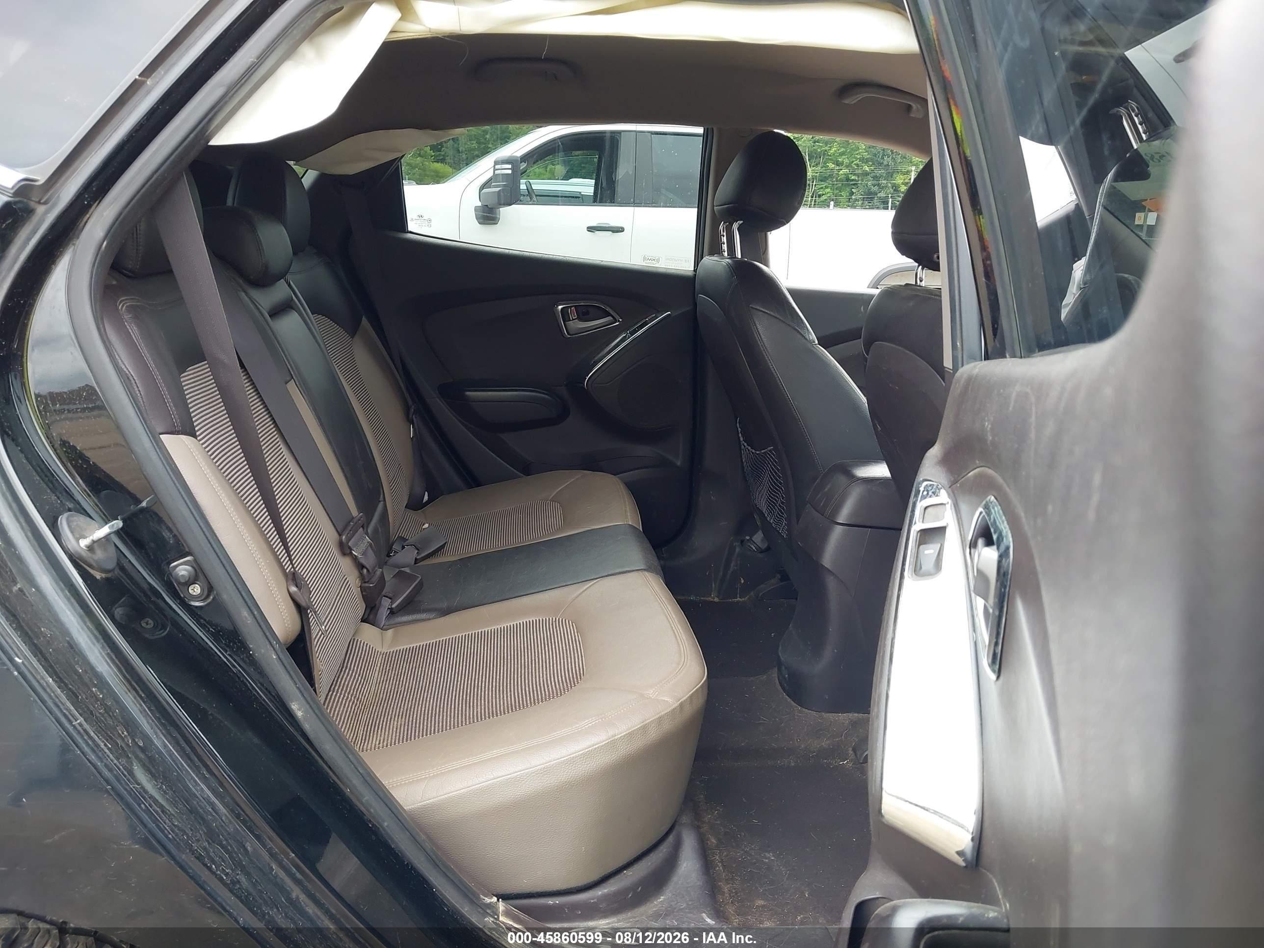 2011 Hyundai Tucson Gls Black vin: KM8JUCAC5BU194731