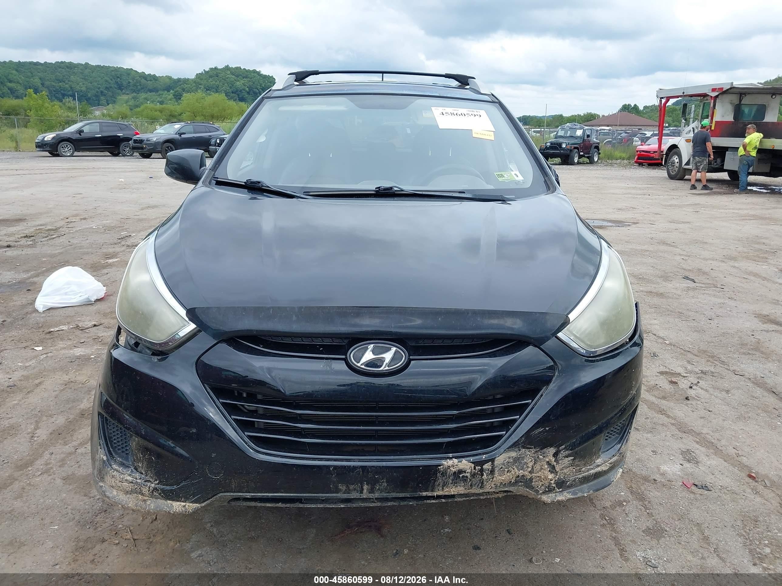 2011 Hyundai Tucson Gls Black vin: KM8JUCAC5BU194731
