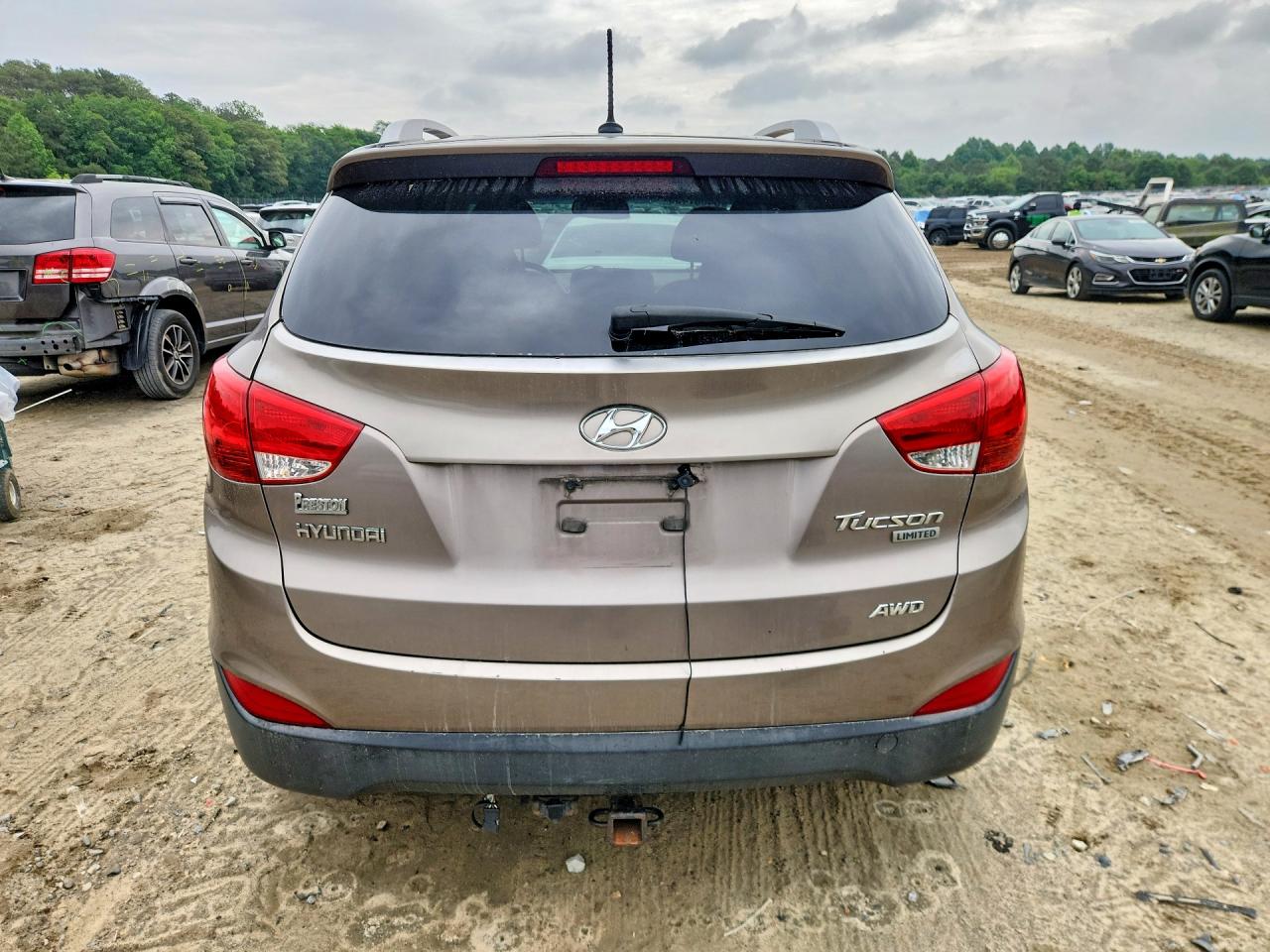 2011 Hyundai Tucson Limited Tan vin: KM8JUCAC5BU194776