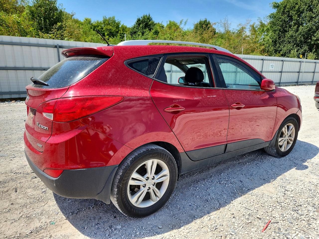 2011 Hyundai Tucson Gls Red vin: KM8JUCAC5BU269539