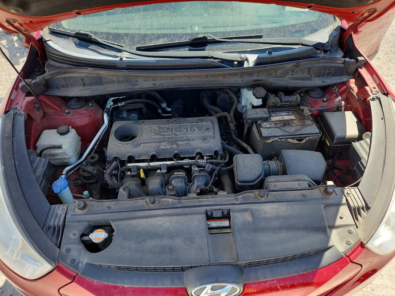 2011 Hyundai Tucson Gls Red vin: KM8JUCAC5BU269539