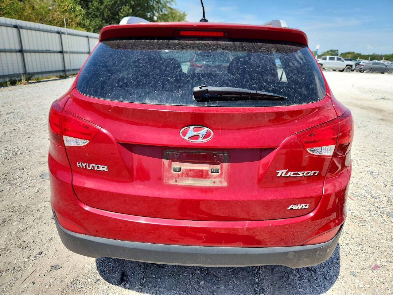 2011 Hyundai Tucson Gls Red vin: KM8JUCAC5BU269539