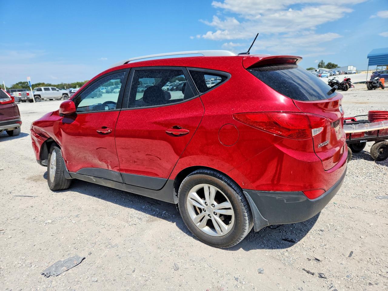 2011 Hyundai Tucson Gls Red vin: KM8JUCAC5BU269539