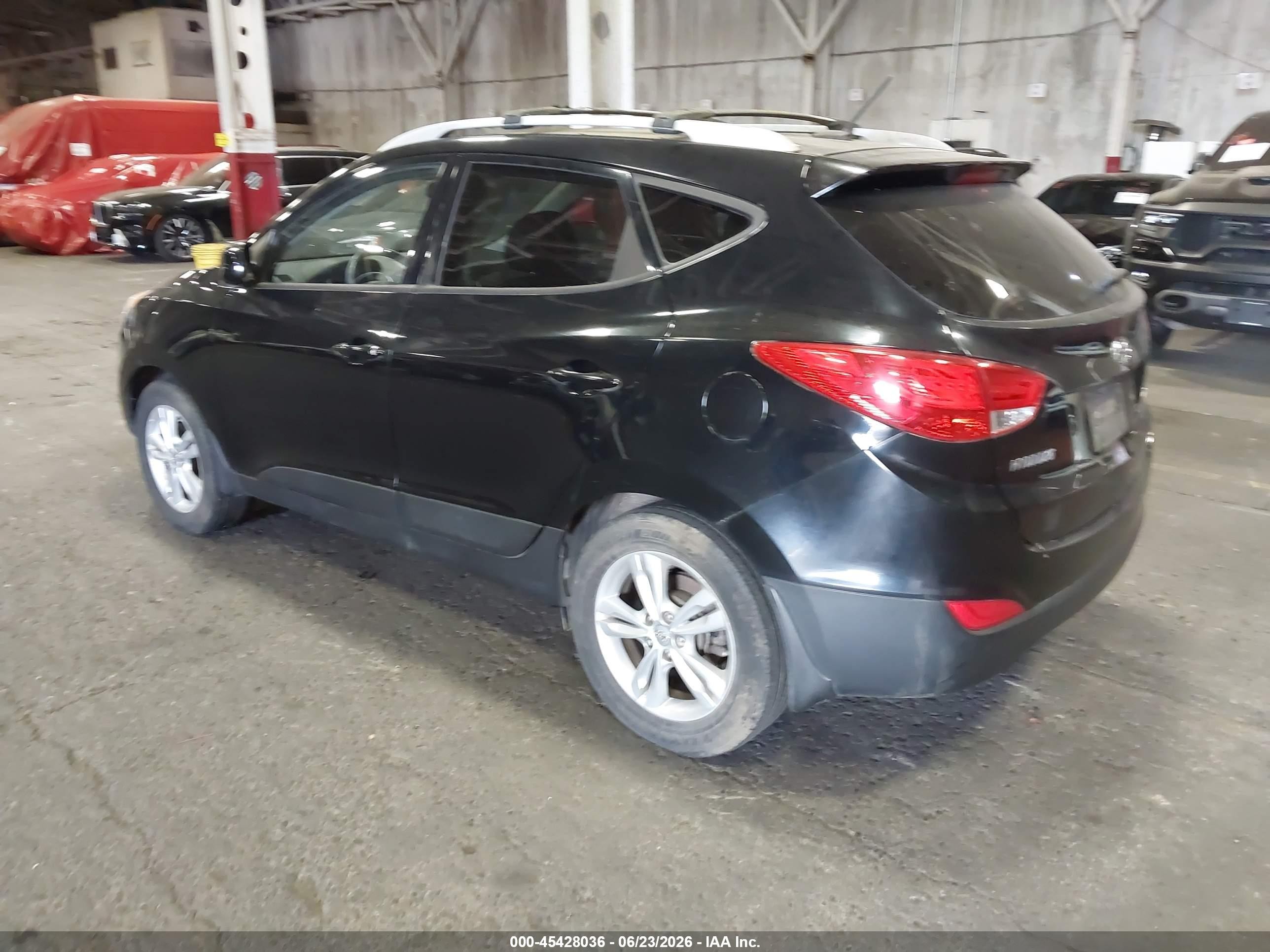 2011 Hyundai Tucson Gls Black vin: KM8JUCAC5BU271517