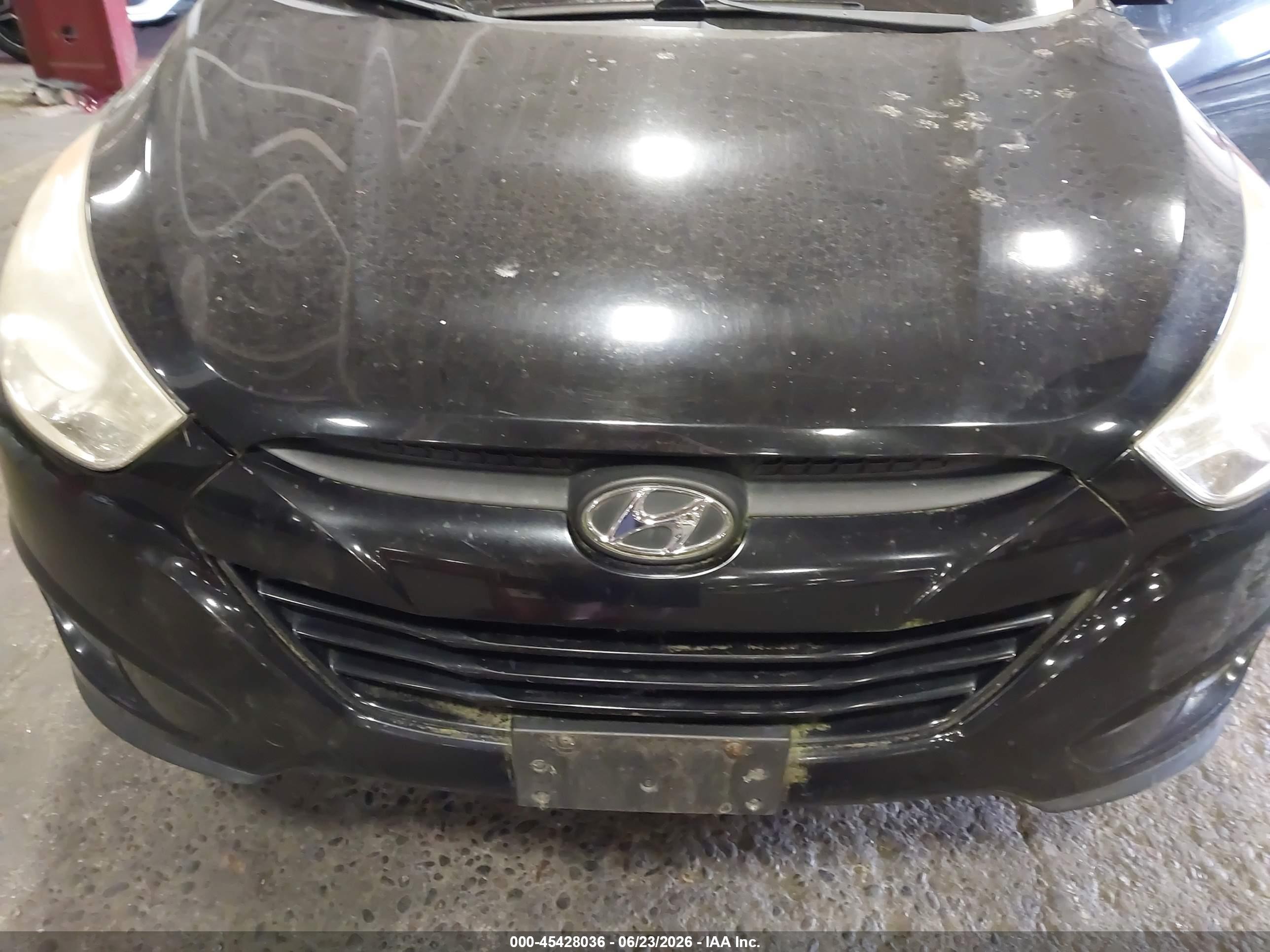 2011 Hyundai Tucson Gls Black vin: KM8JUCAC5BU271517