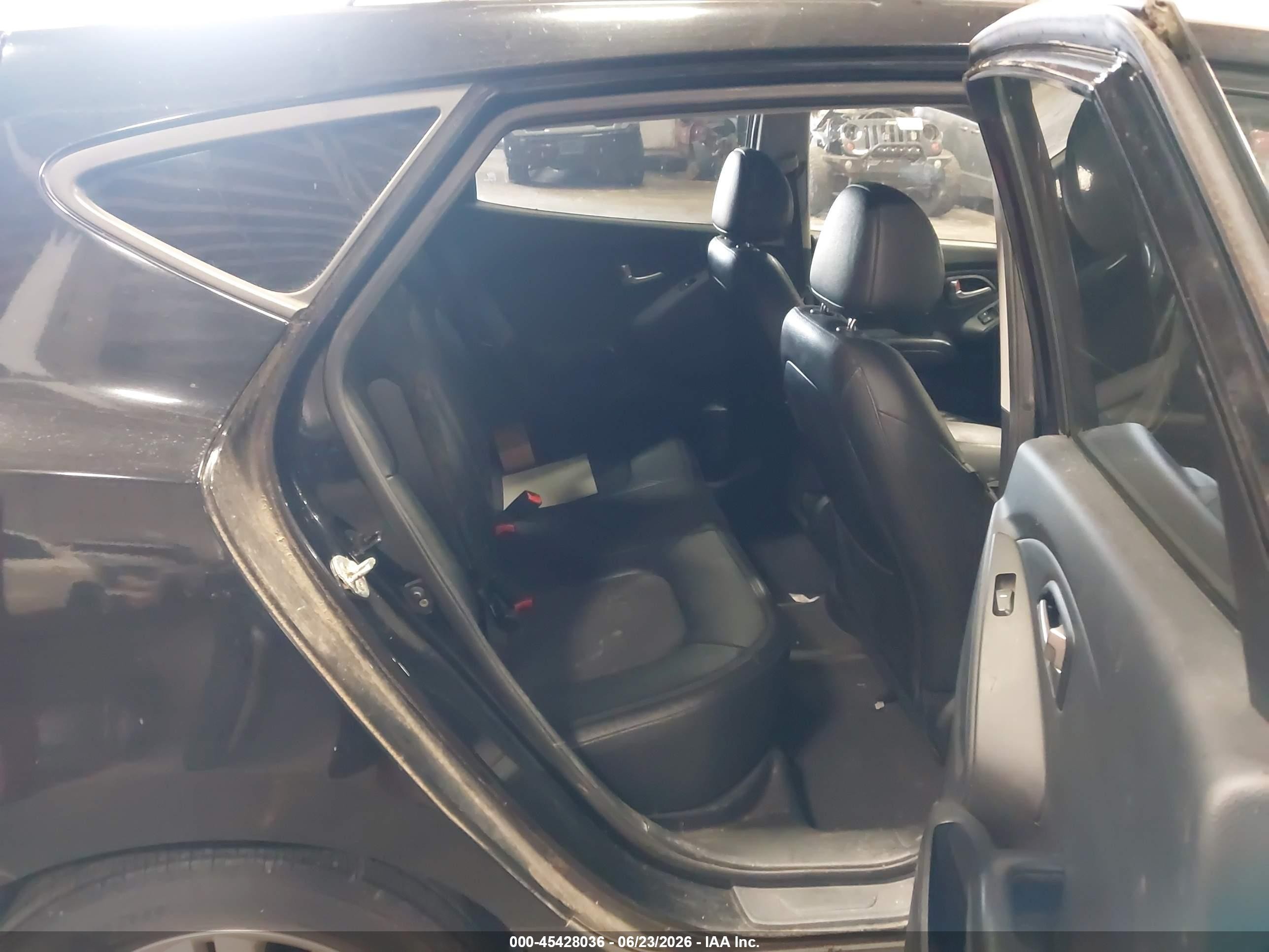 2011 Hyundai Tucson Gls Black vin: KM8JUCAC5BU271517