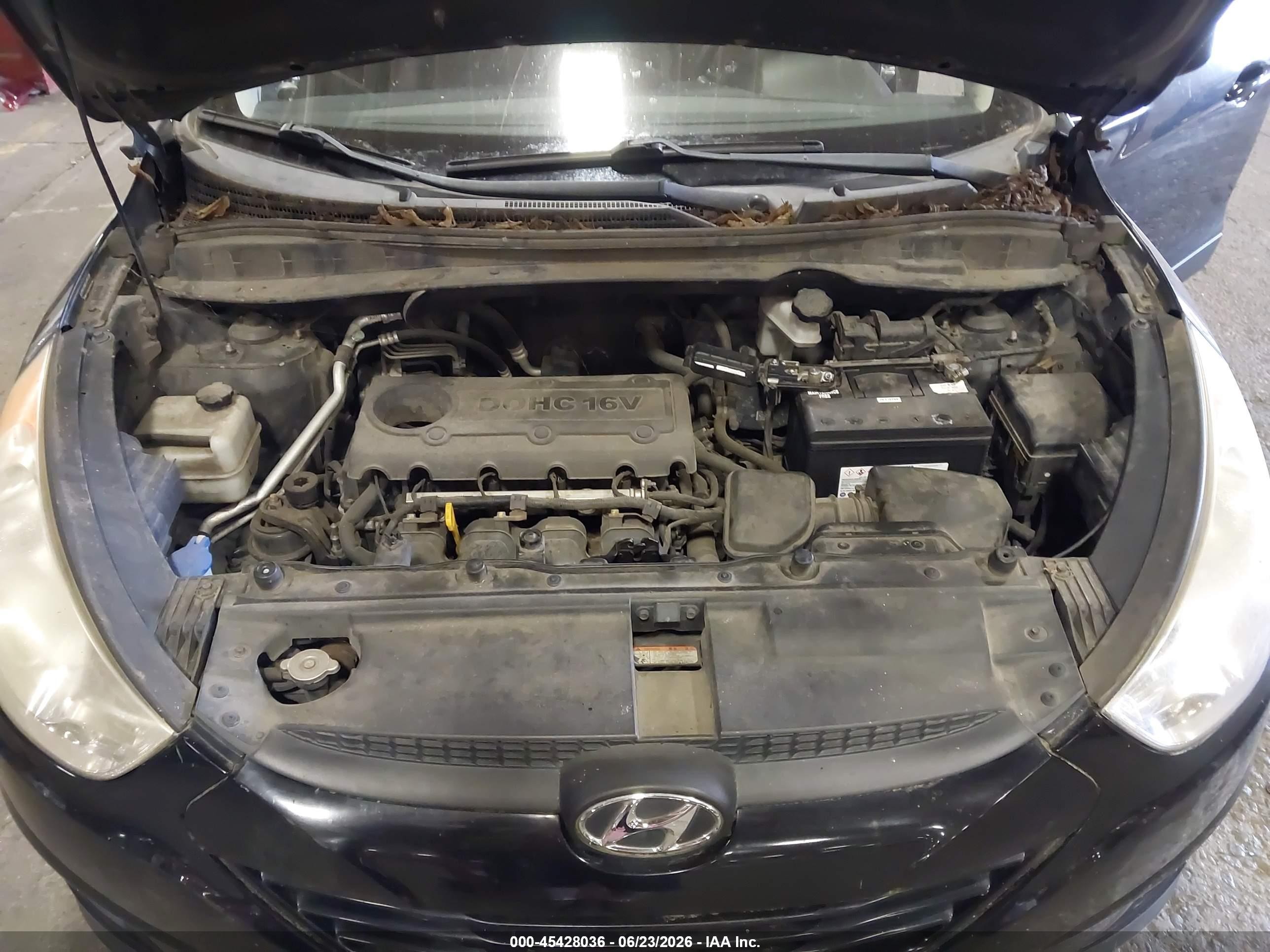 2011 Hyundai Tucson Gls Black vin: KM8JUCAC5BU271517