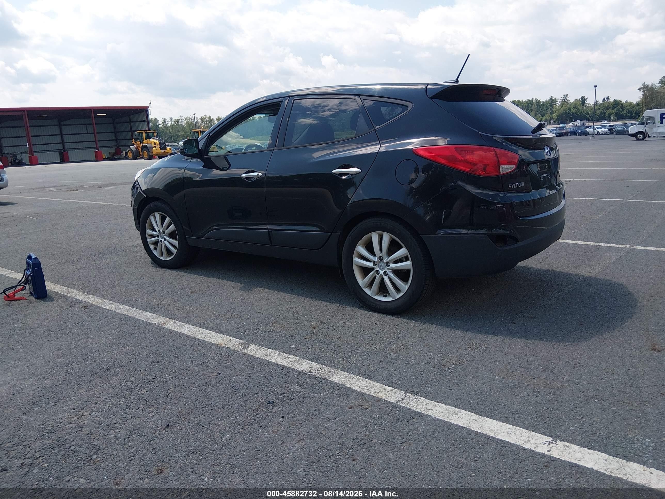 2012 Hyundai Tucson Limited Black vin: KM8JUCAC5CU381534