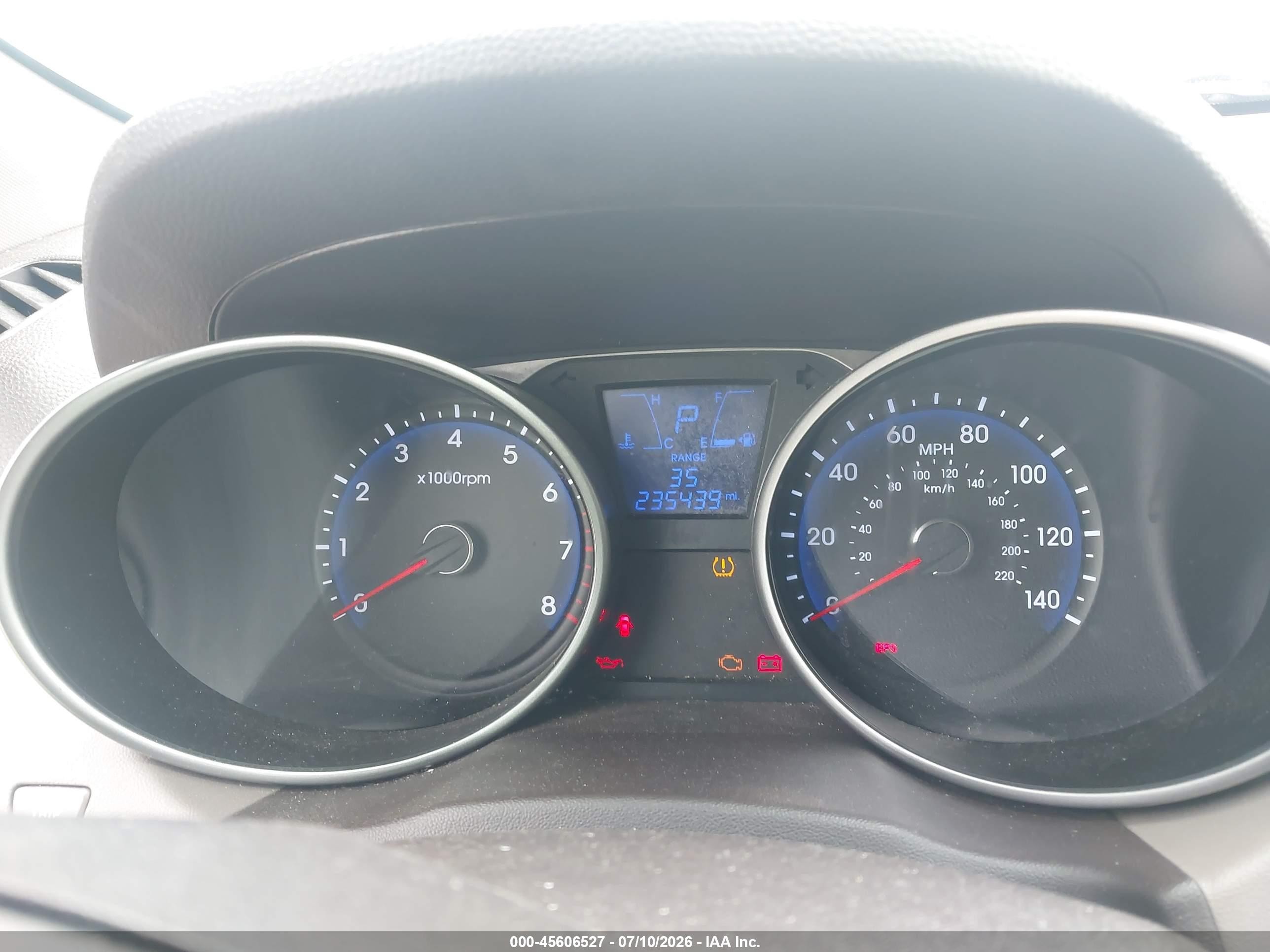 2012 Hyundai Tucson Limited Light Blue vin: KM8JUCAC5CU383414