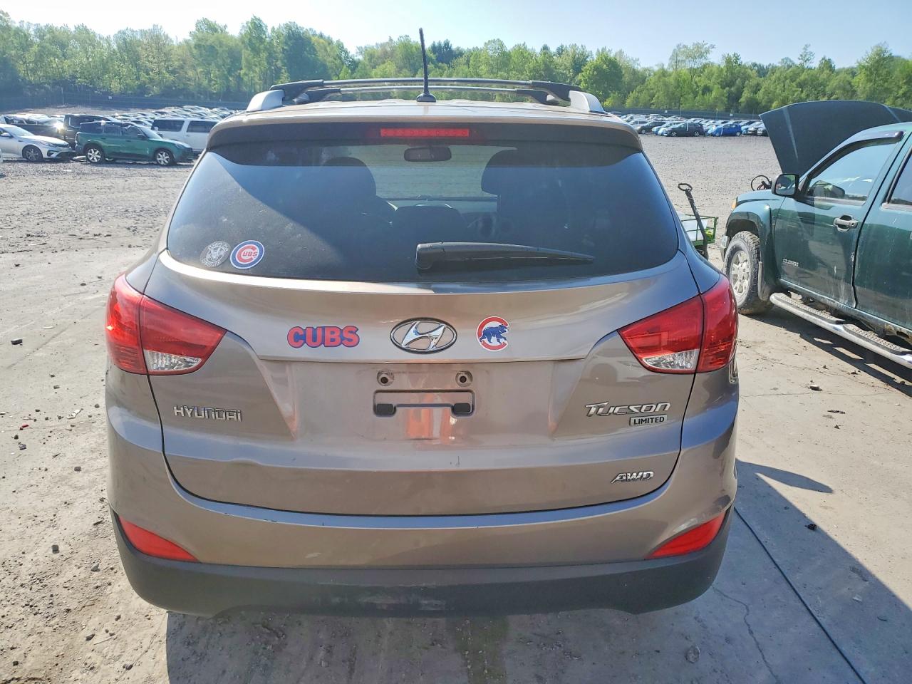 2012 Hyundai Tucson Limited Charcoal vin: KM8JUCAC5CU424270